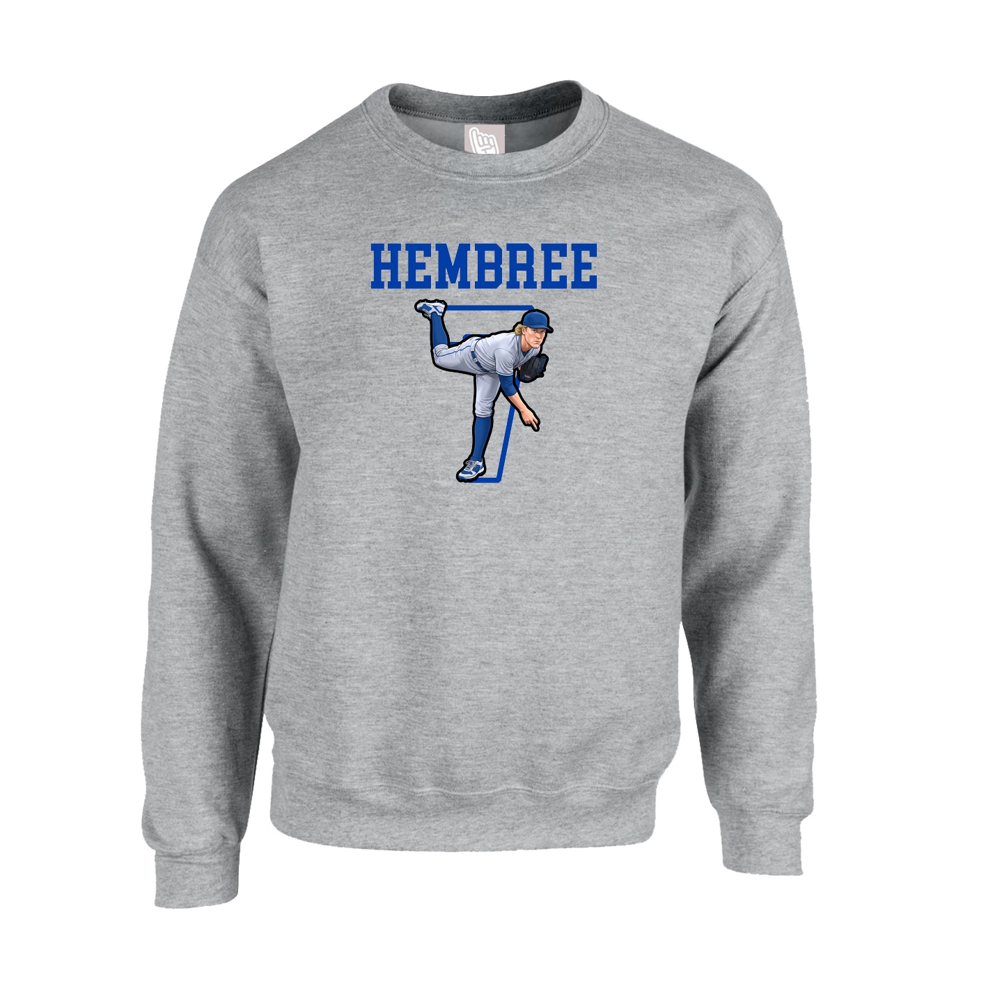 Fleece Crew — Shirsey in Grey