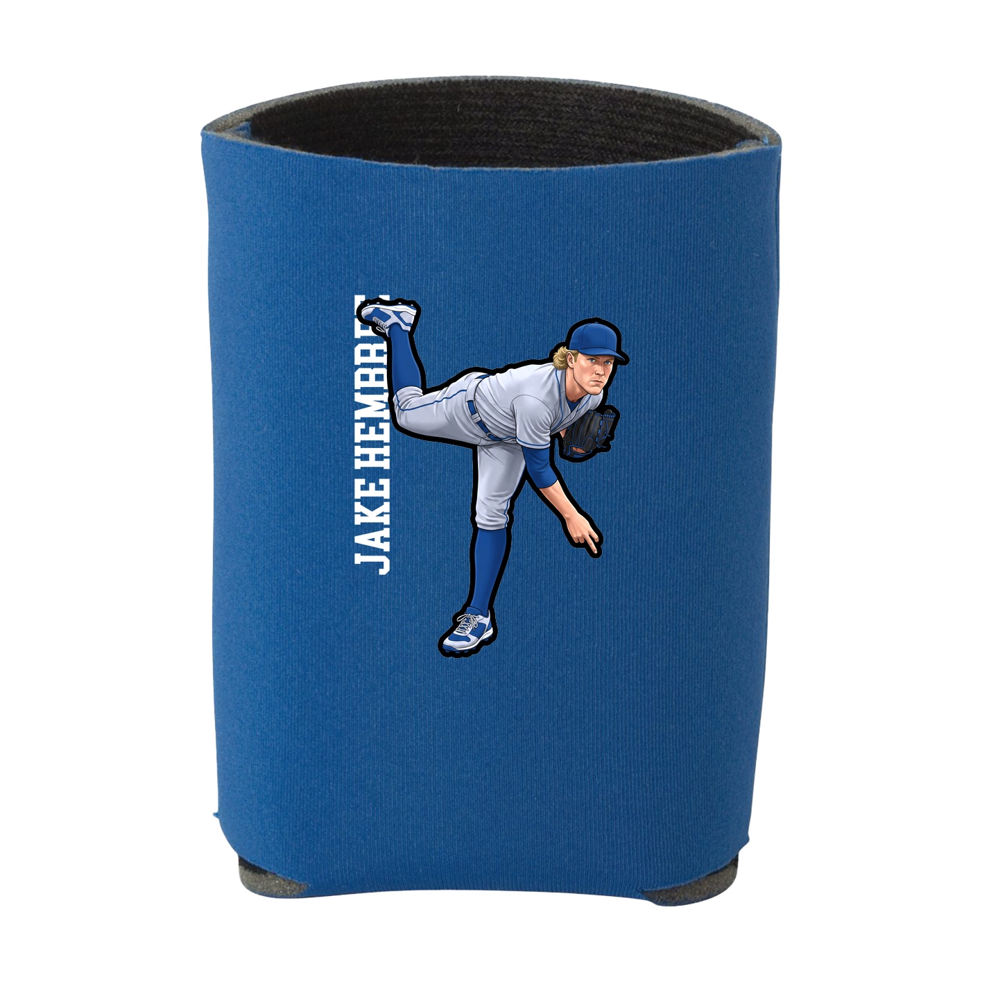 Can Holder — Name Vertical in Royal