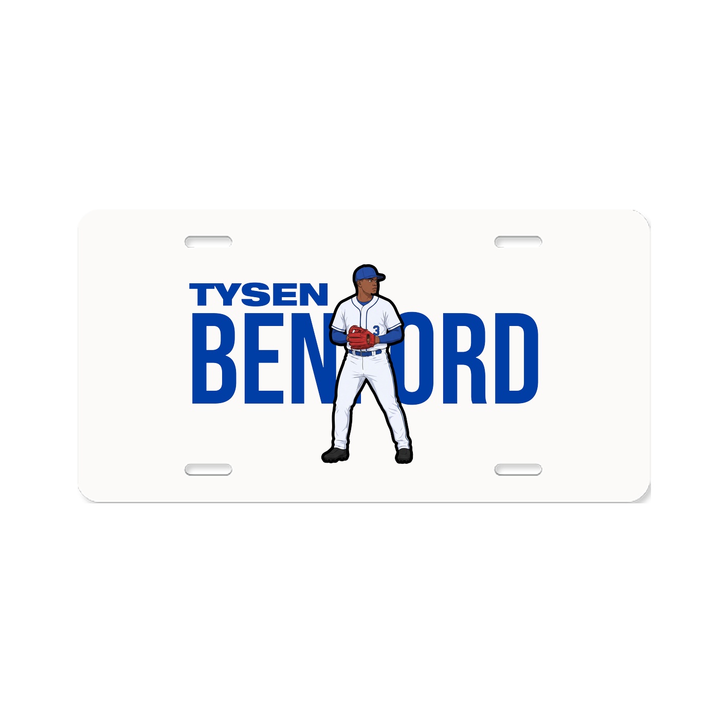 License Plate — Player Name in Classic