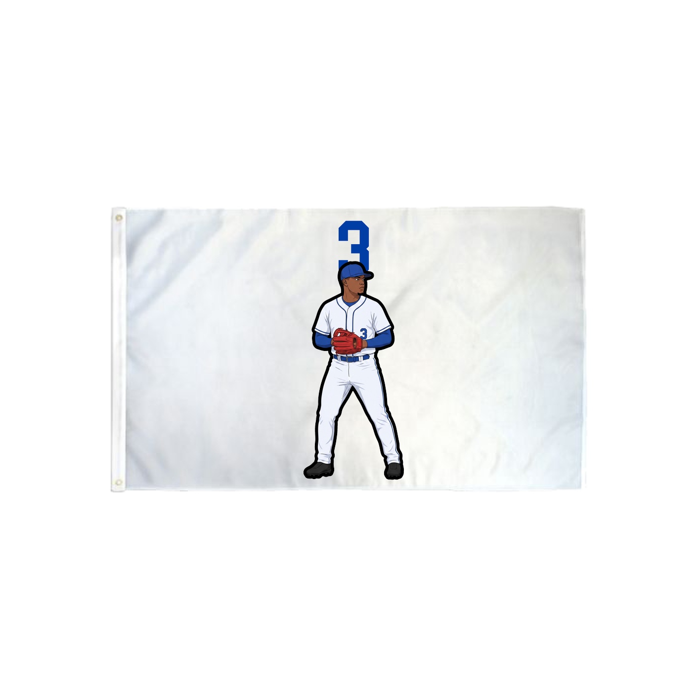 3x5 Flag — Number Top in Classic