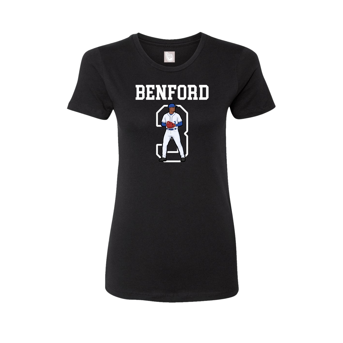 Fitted Women's Tee — Shirsey in Black
