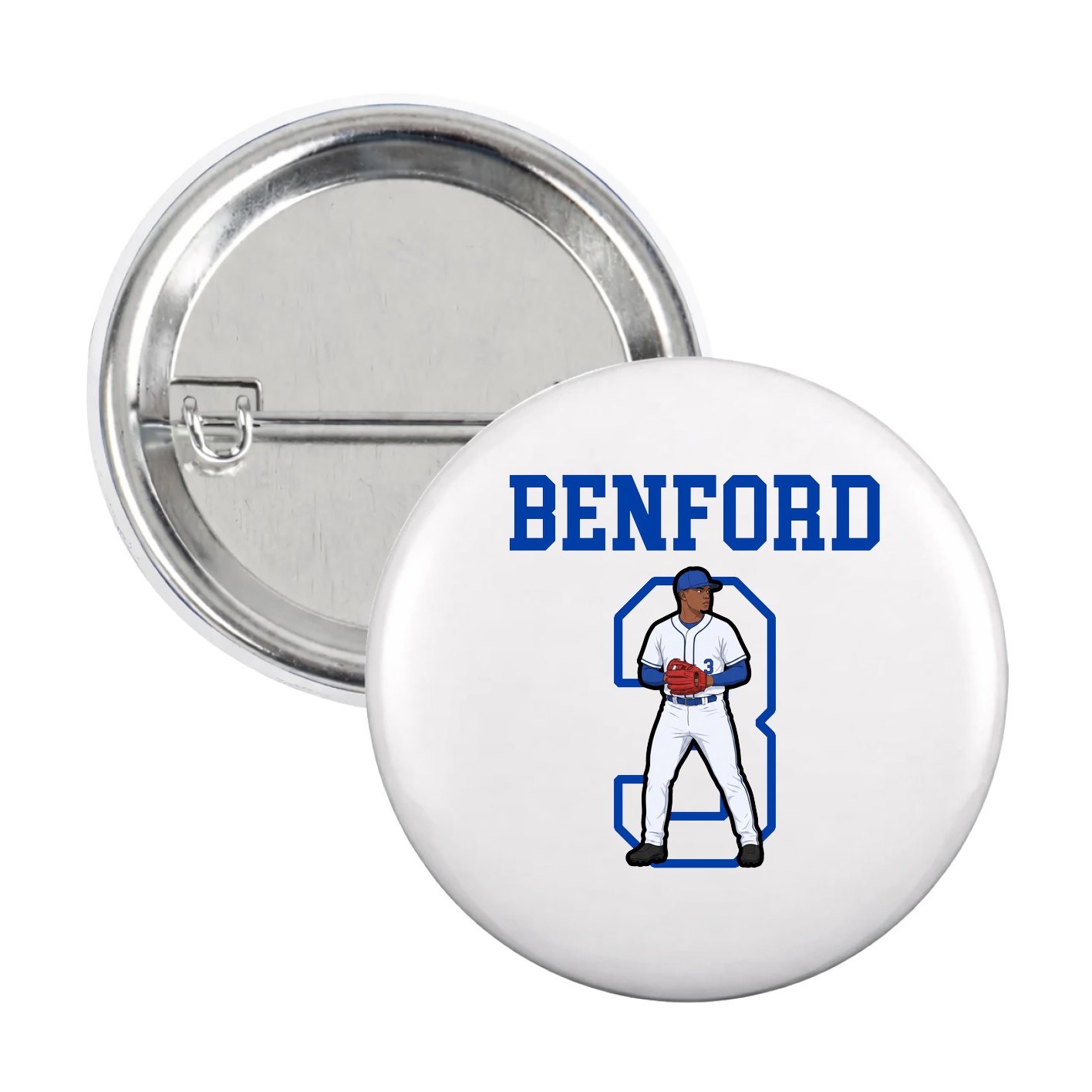 Game Day Button — Shirsey in White