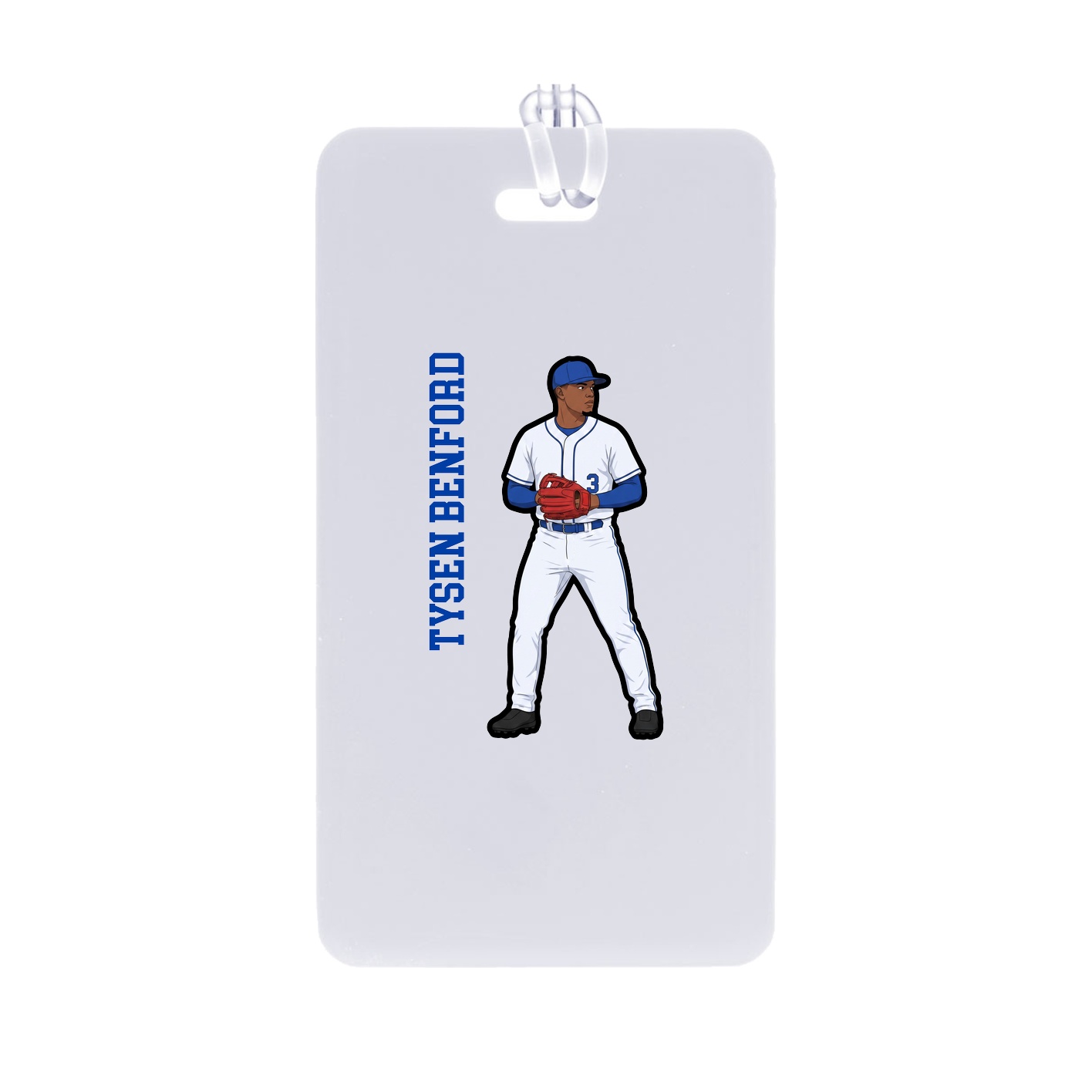 Bag Tag — Name Vertical in Classic