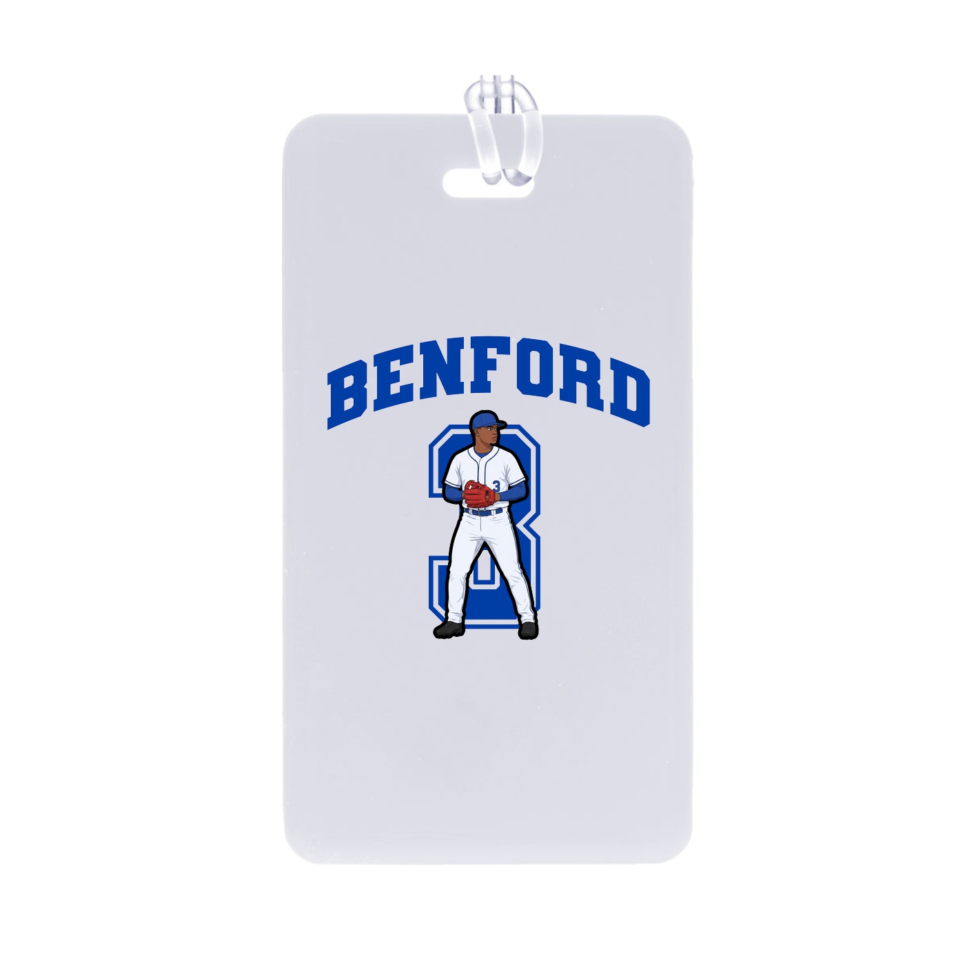 Bag Tag — Number in Classic