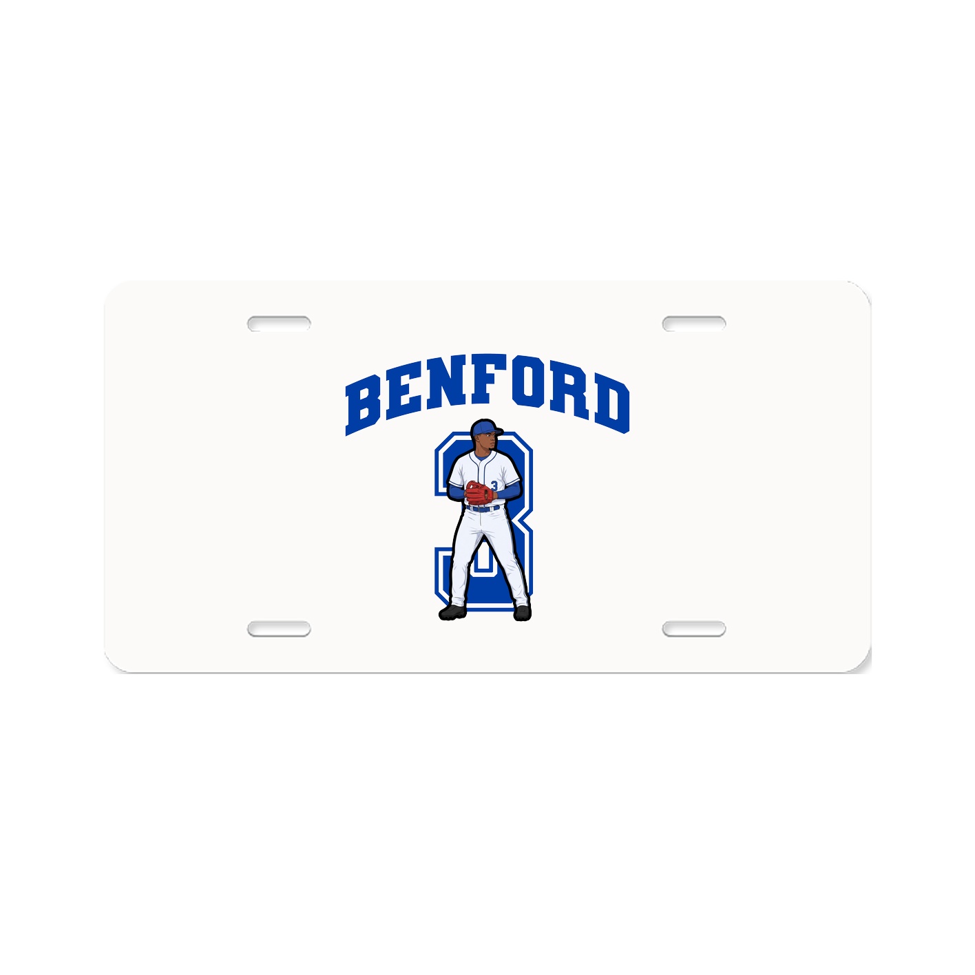 License Plate — Number in Classic
