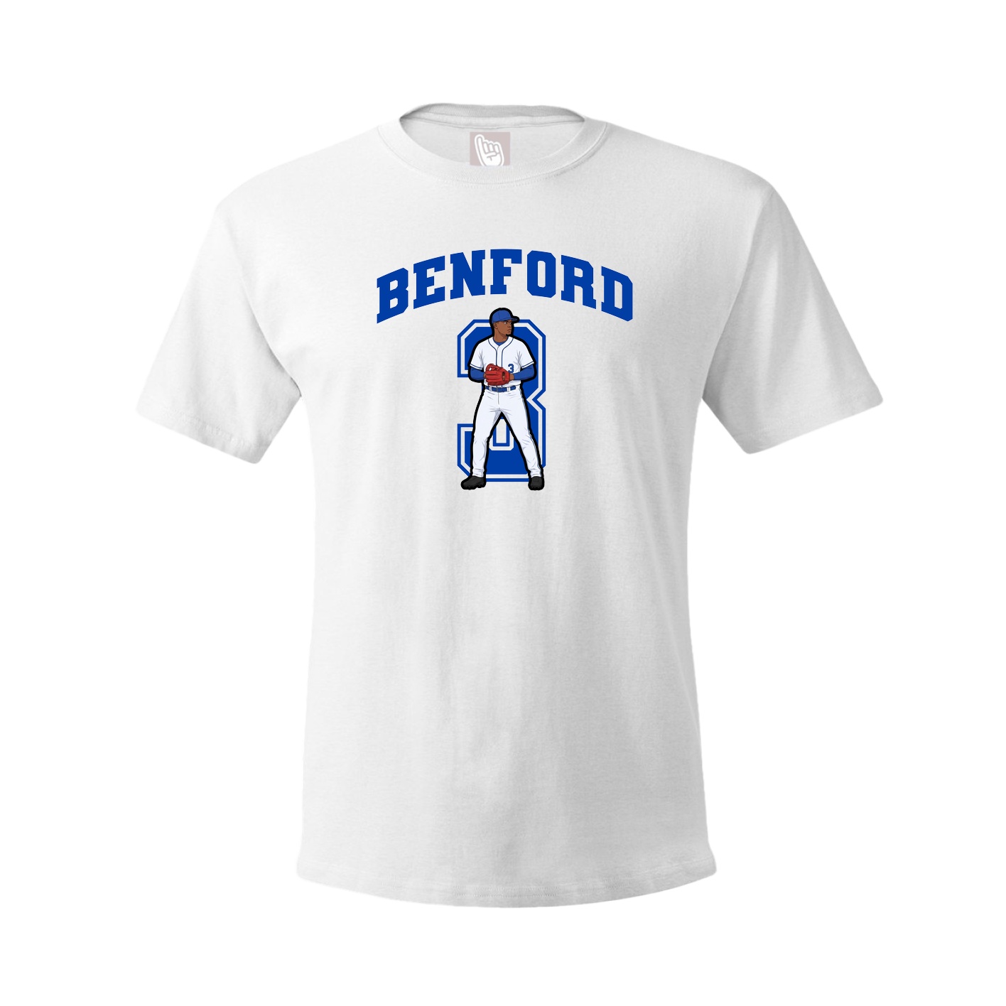 Tee — Number in White