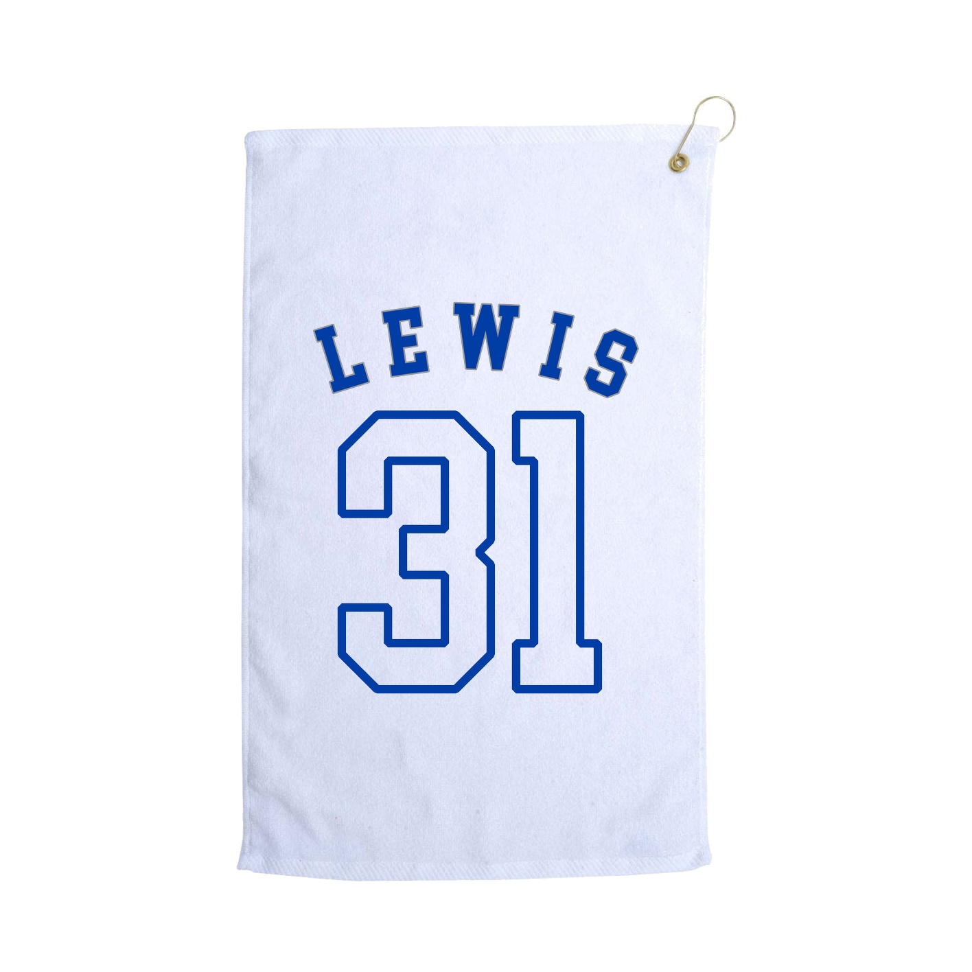 Golf Towel — Shirsey Arch in White