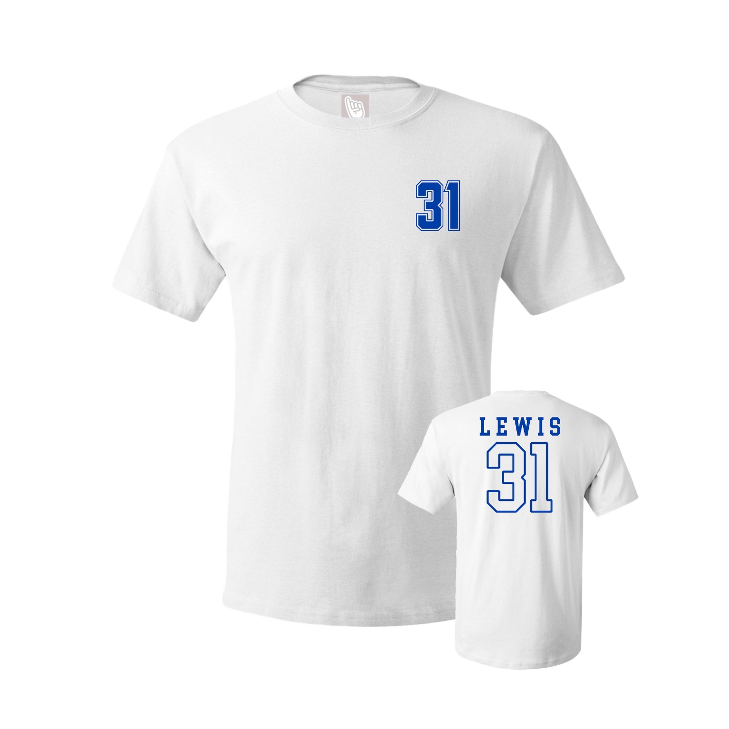 Tee — Chest Back in White
