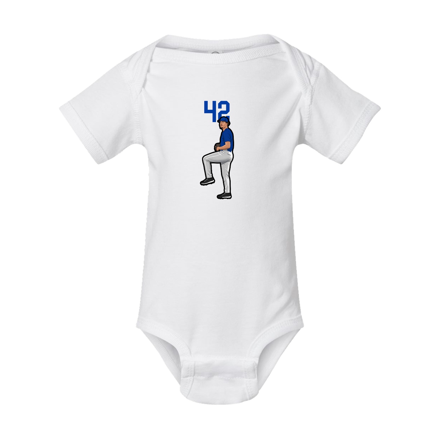 Baby Onesie — Number Top in White
