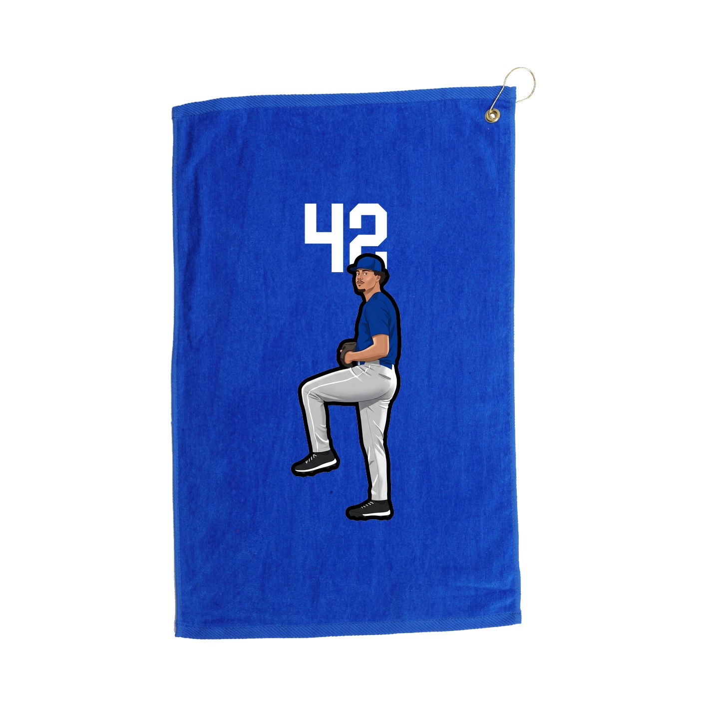 Golf Towel — Number Top in Royal
