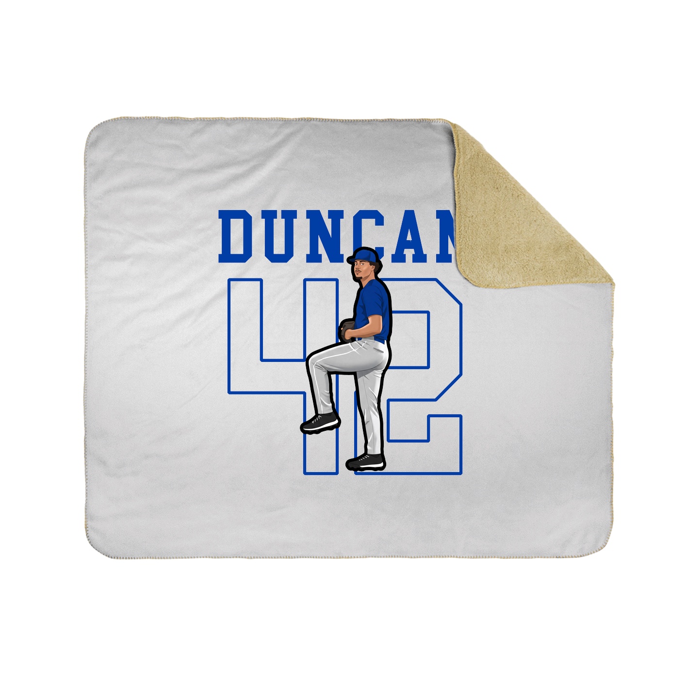 Throw Blanket — Shirsey in White