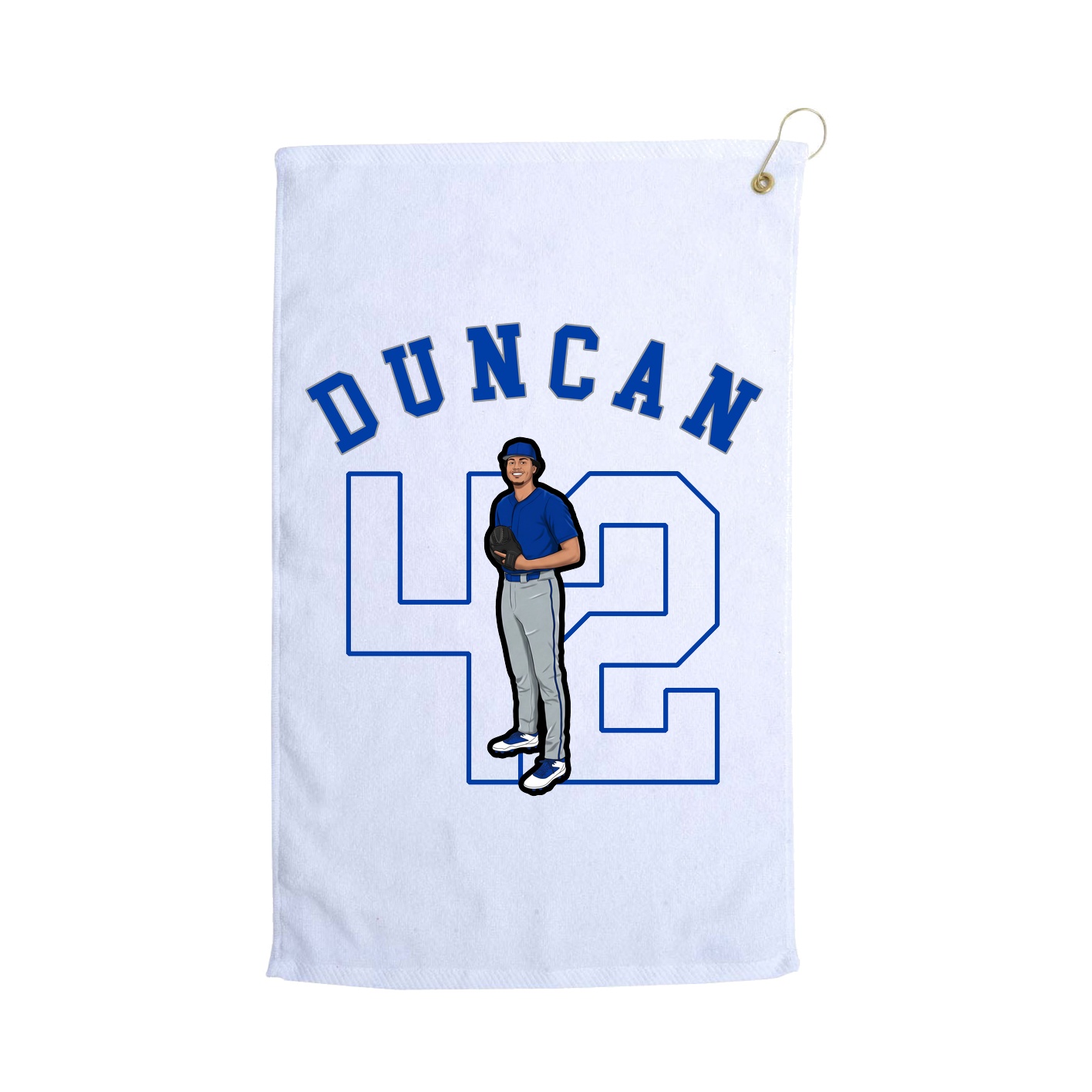 Golf Towel — Shirsey Arch in White