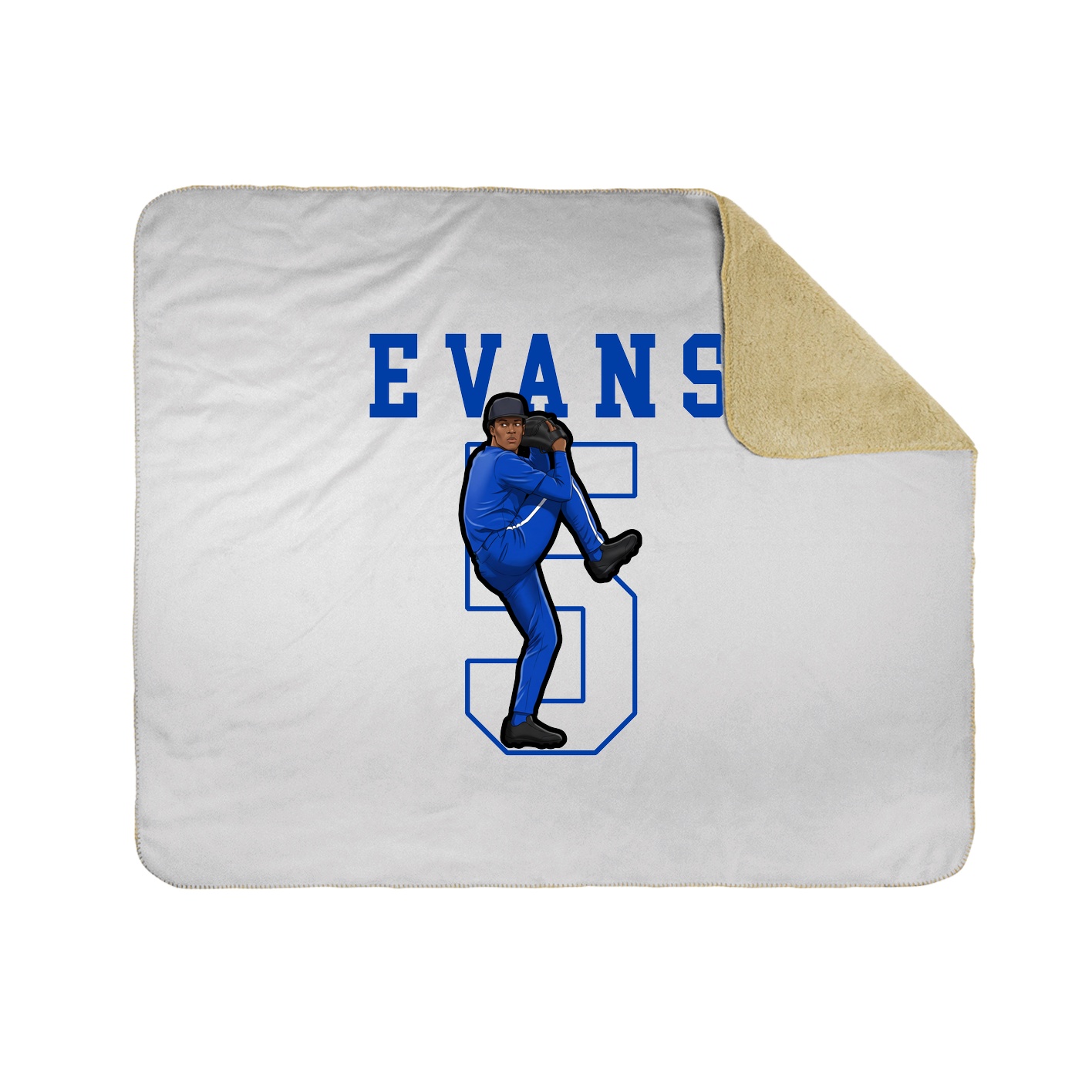Throw Blanket — Shirsey in White