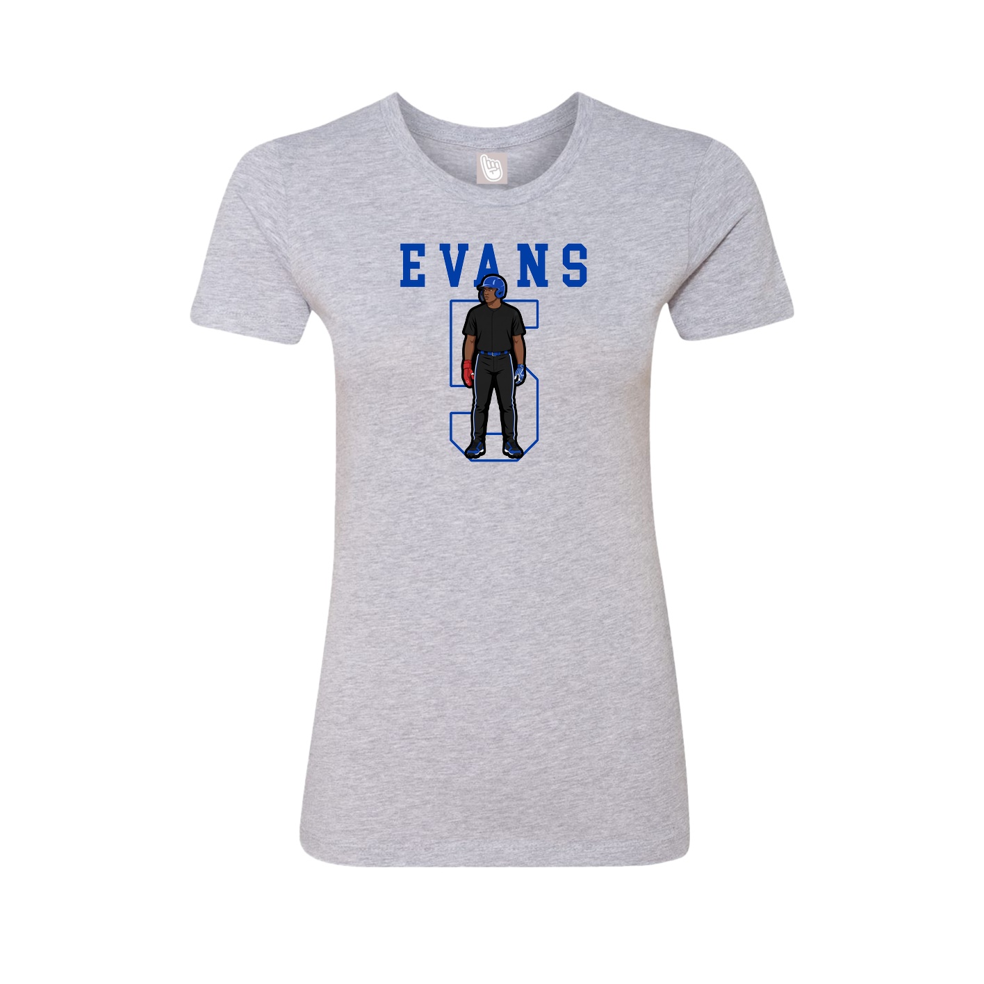 Fitted Women's Tee — Shirsey in Grey