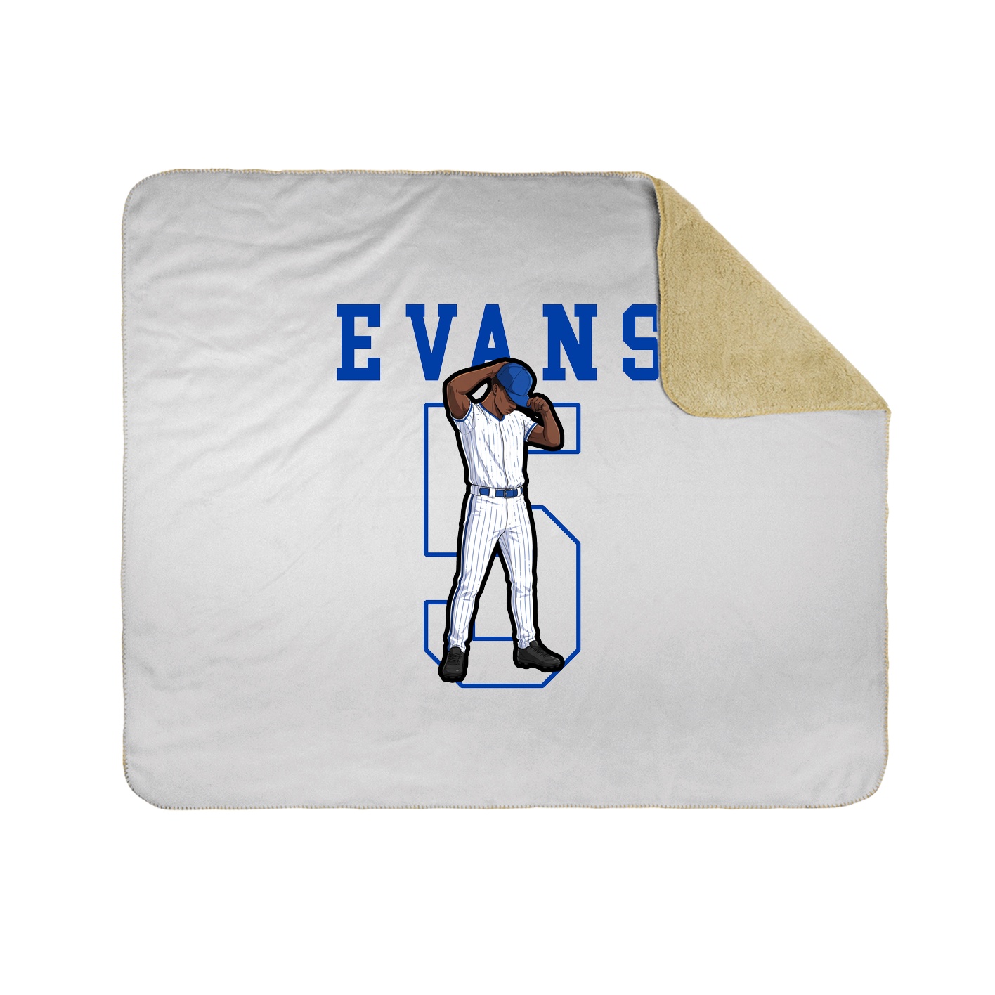 Throw Blanket — Shirsey in White