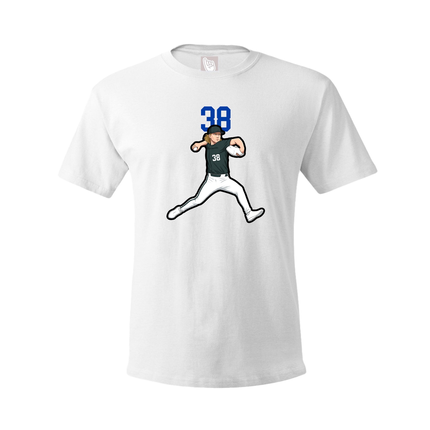 Tee — Number Top in White