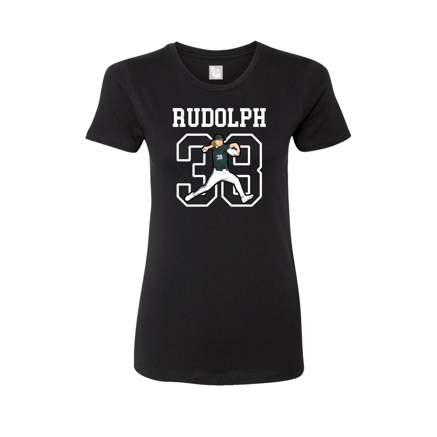 Fitted Women's Tee — Shirsey in Black