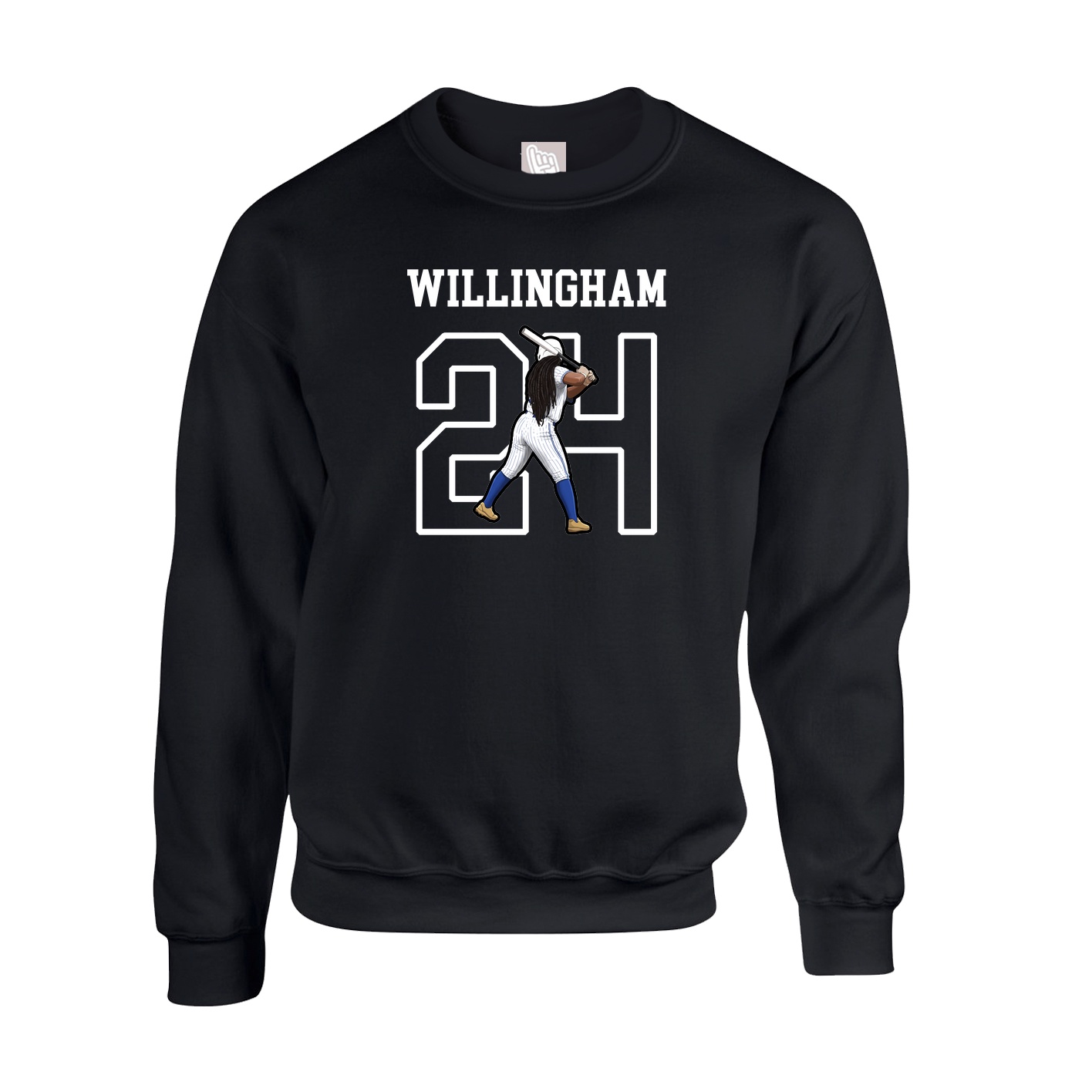 Fleece Crew — Shirsey in Black