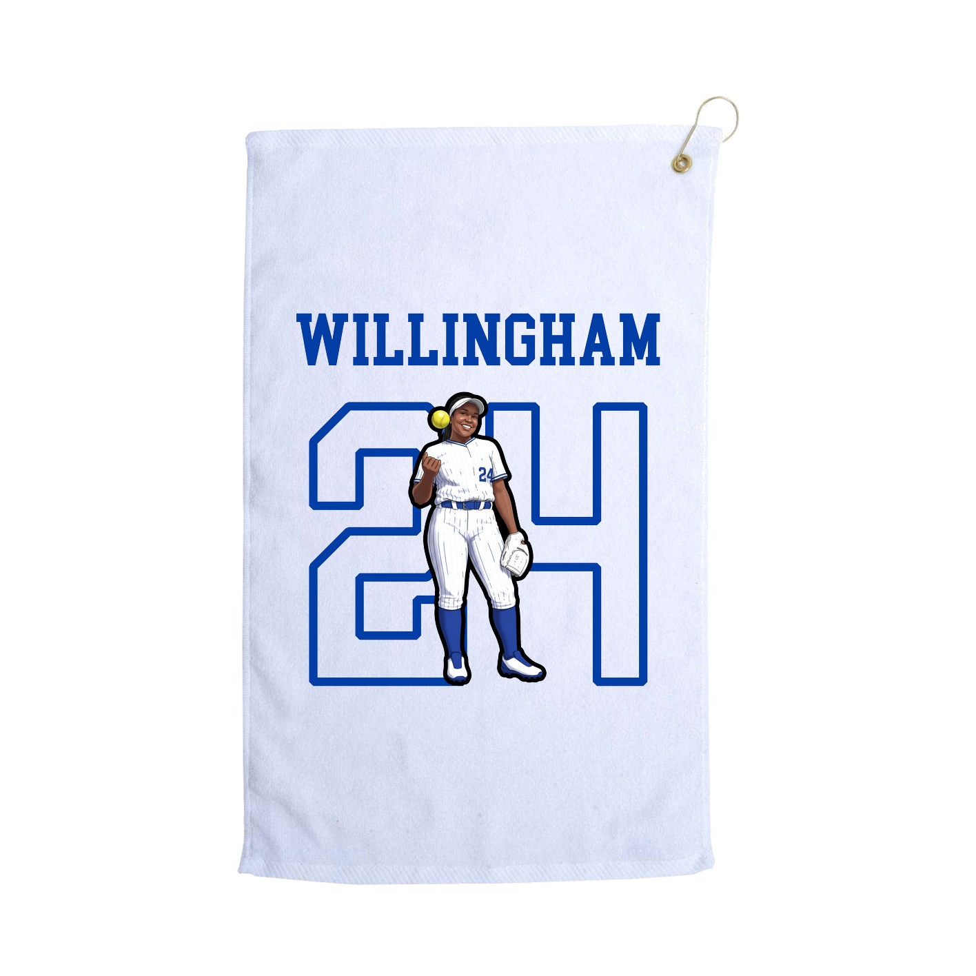 Golf Towel — Shirsey in White