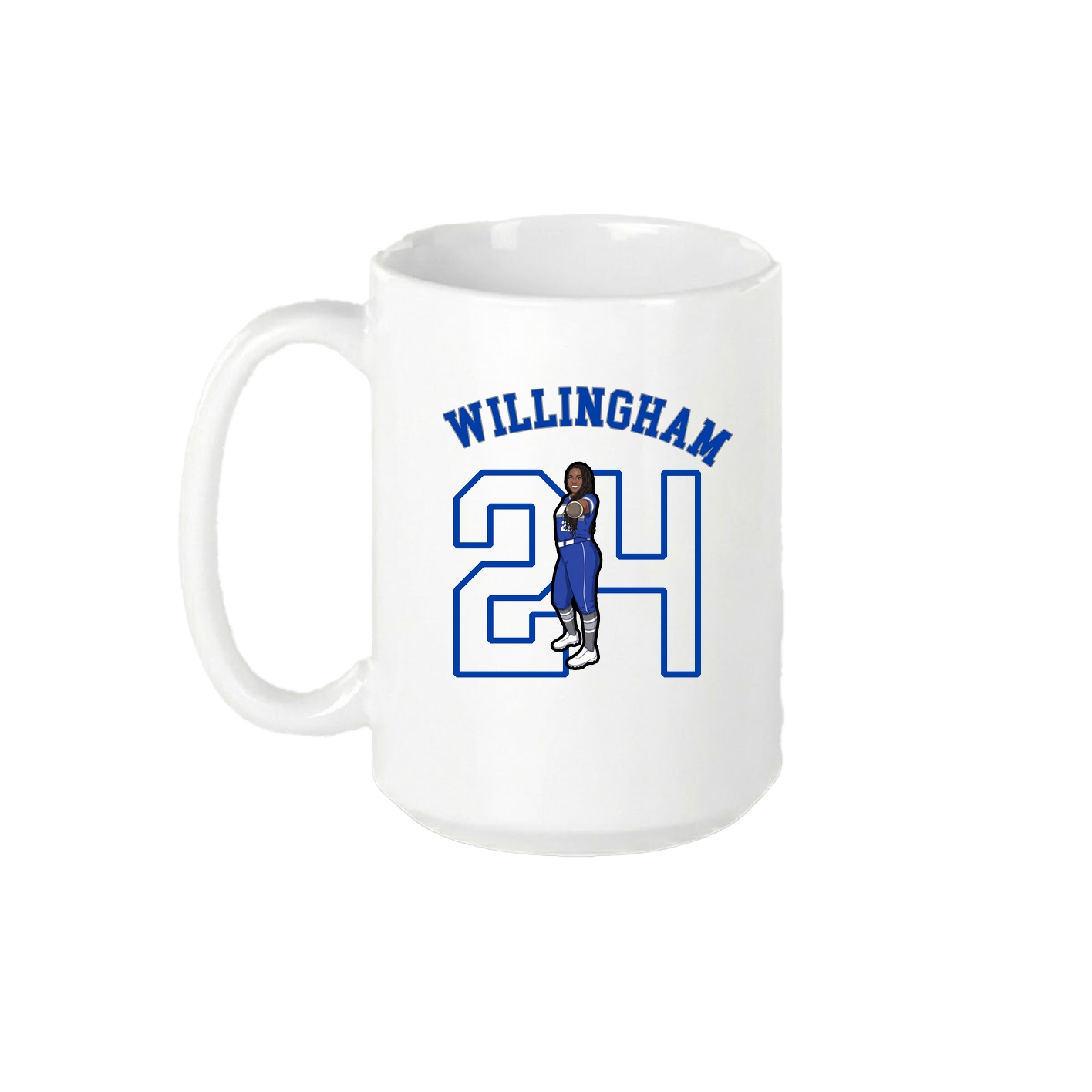 15oz Coffee Mug — Shirsey Arch in White
