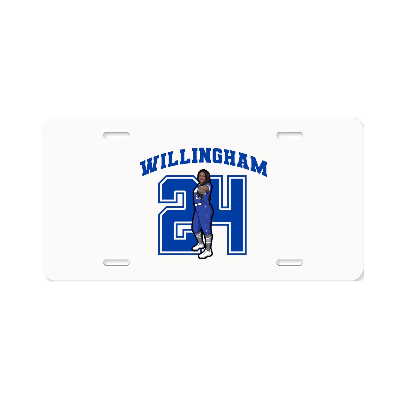 License Plate — Number in Classic