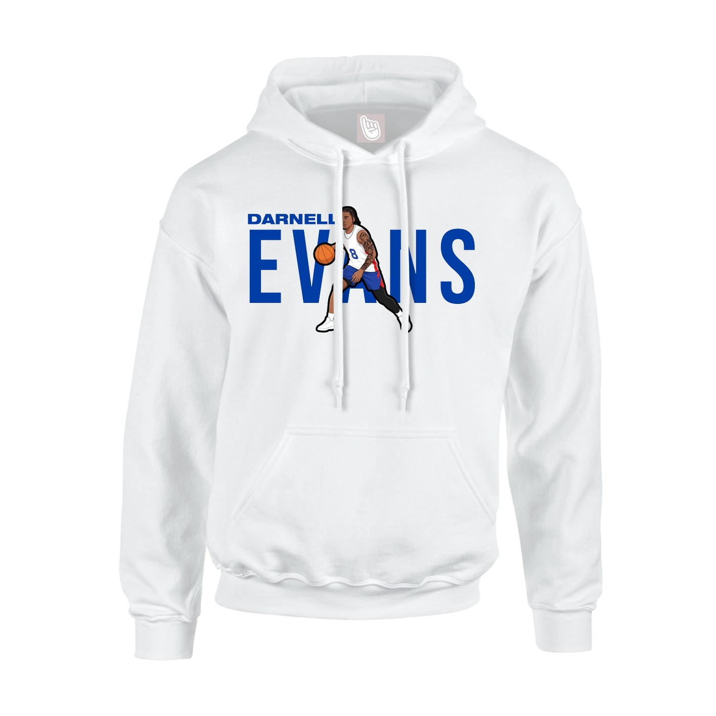 Hoodie — Player Name in White