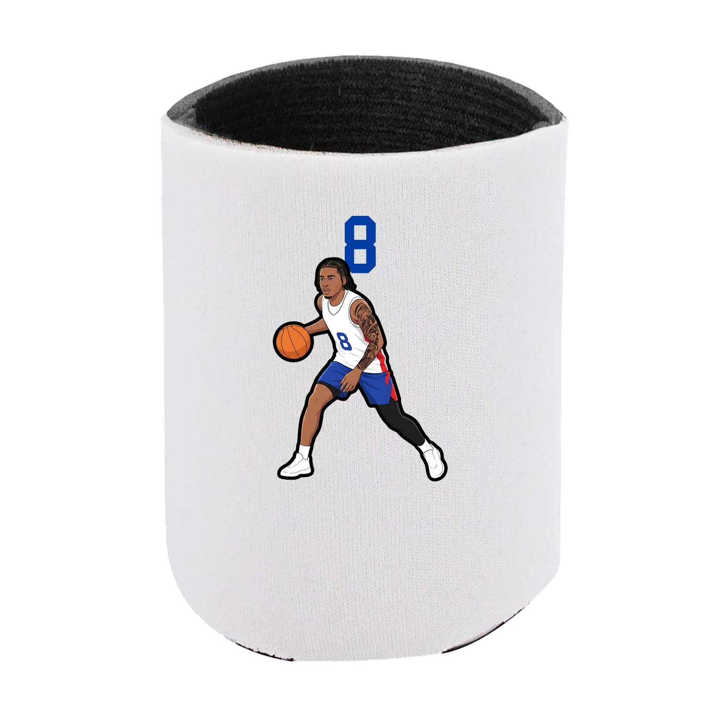 Can Holder — Number Top in White