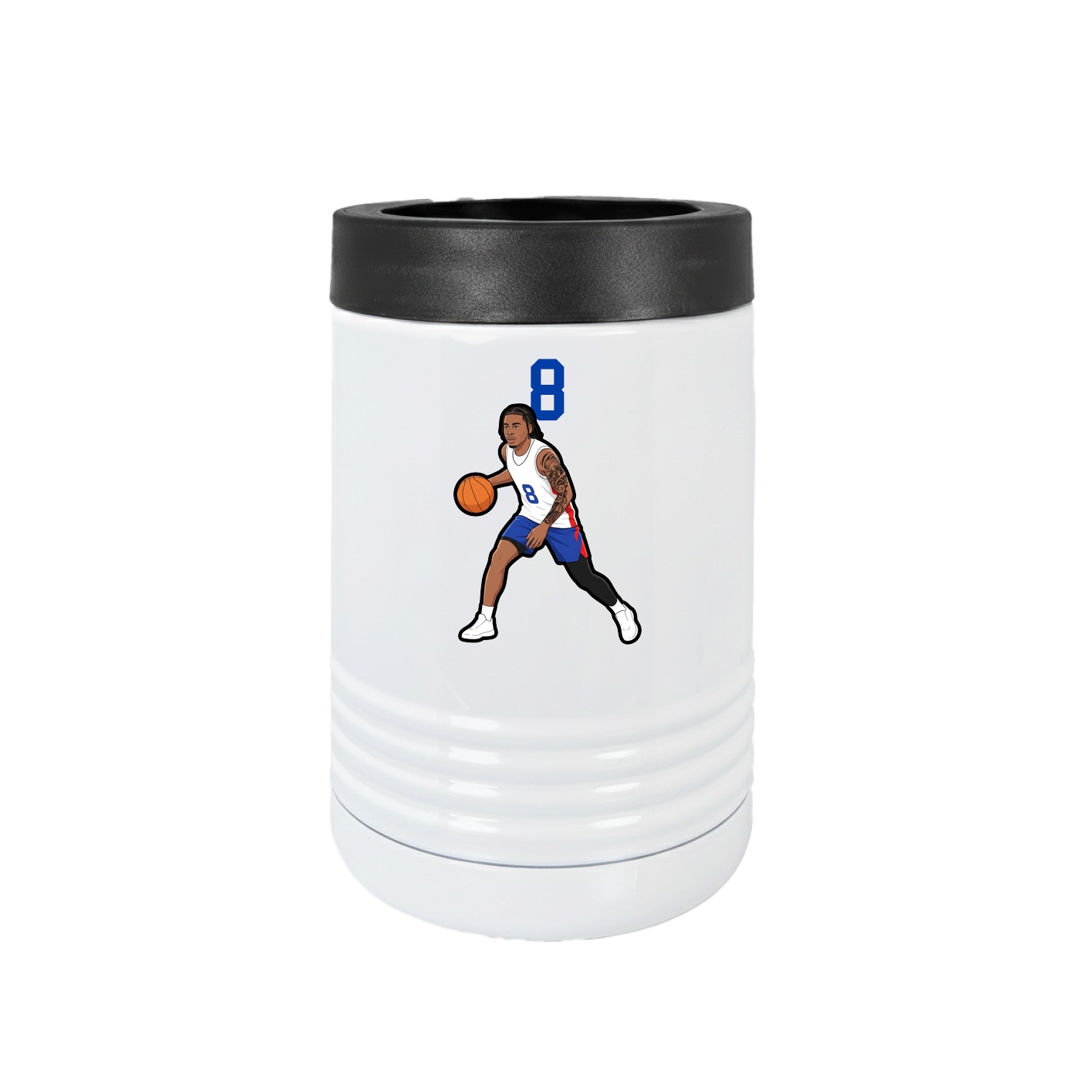 Beverage Holder — Number Top in White