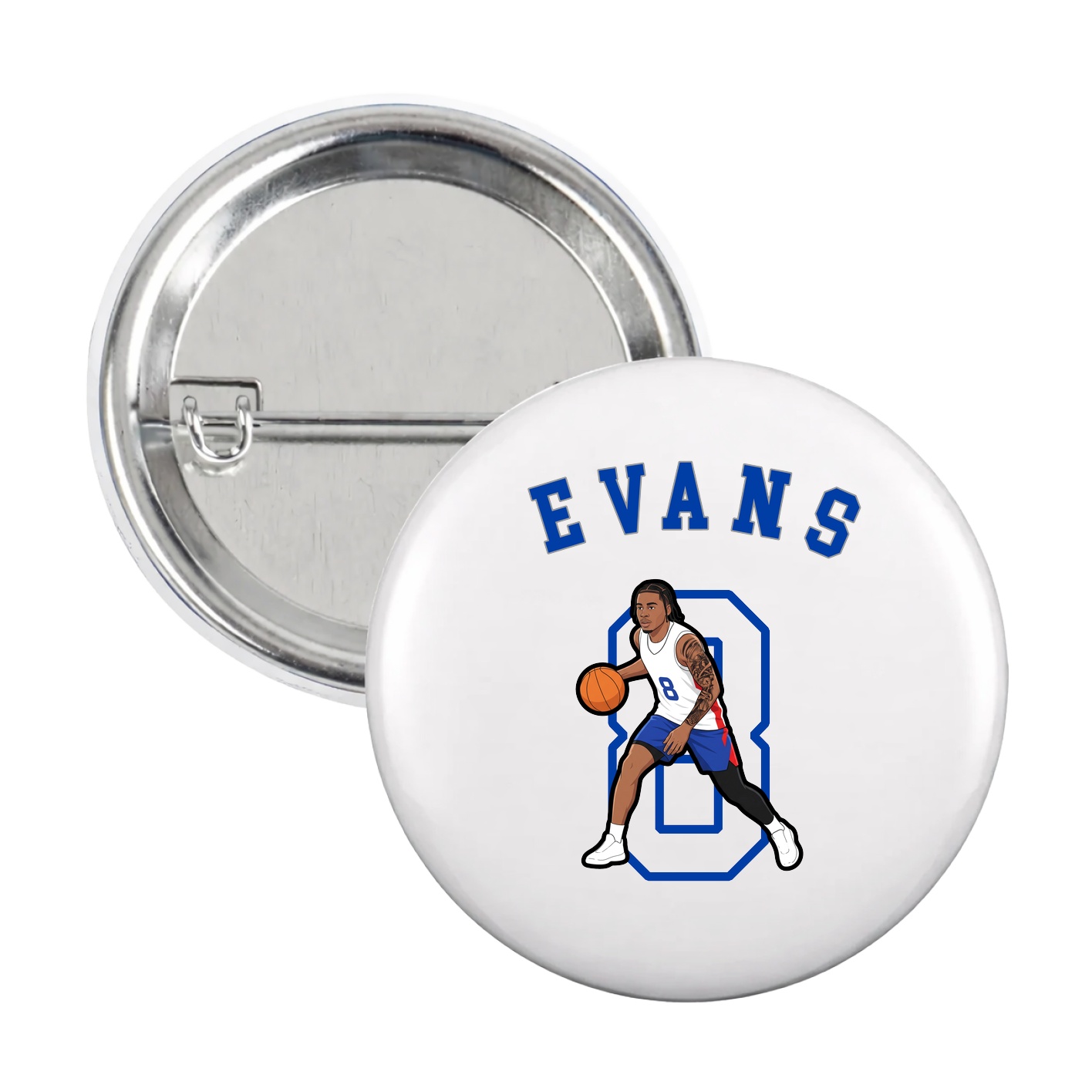 Game Day Button — Shirsey Arch in White