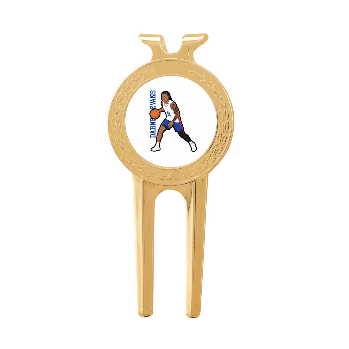 Divot Tool with Ball Marker — Name Vertical in Classic