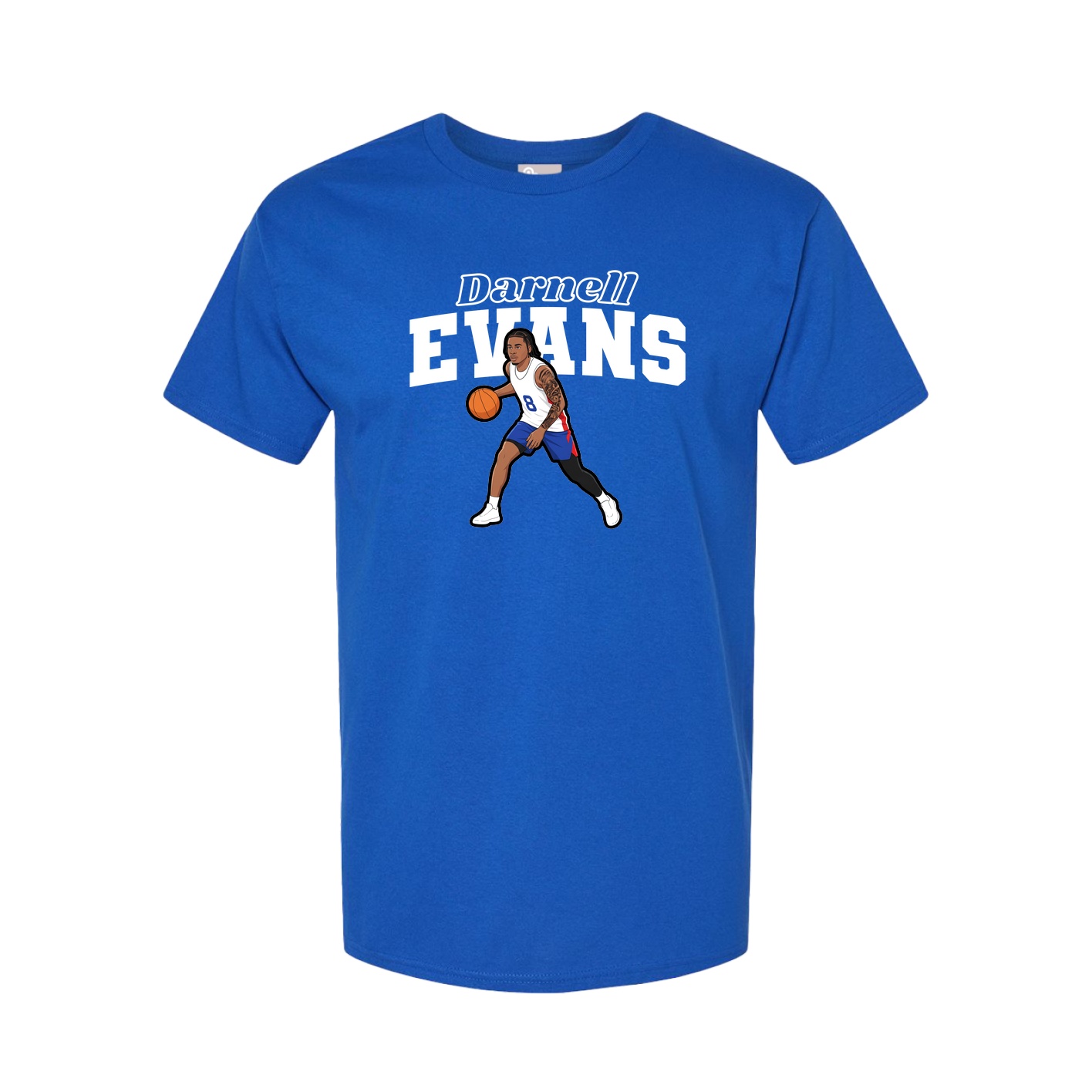 Tee — Name Arch in Royal