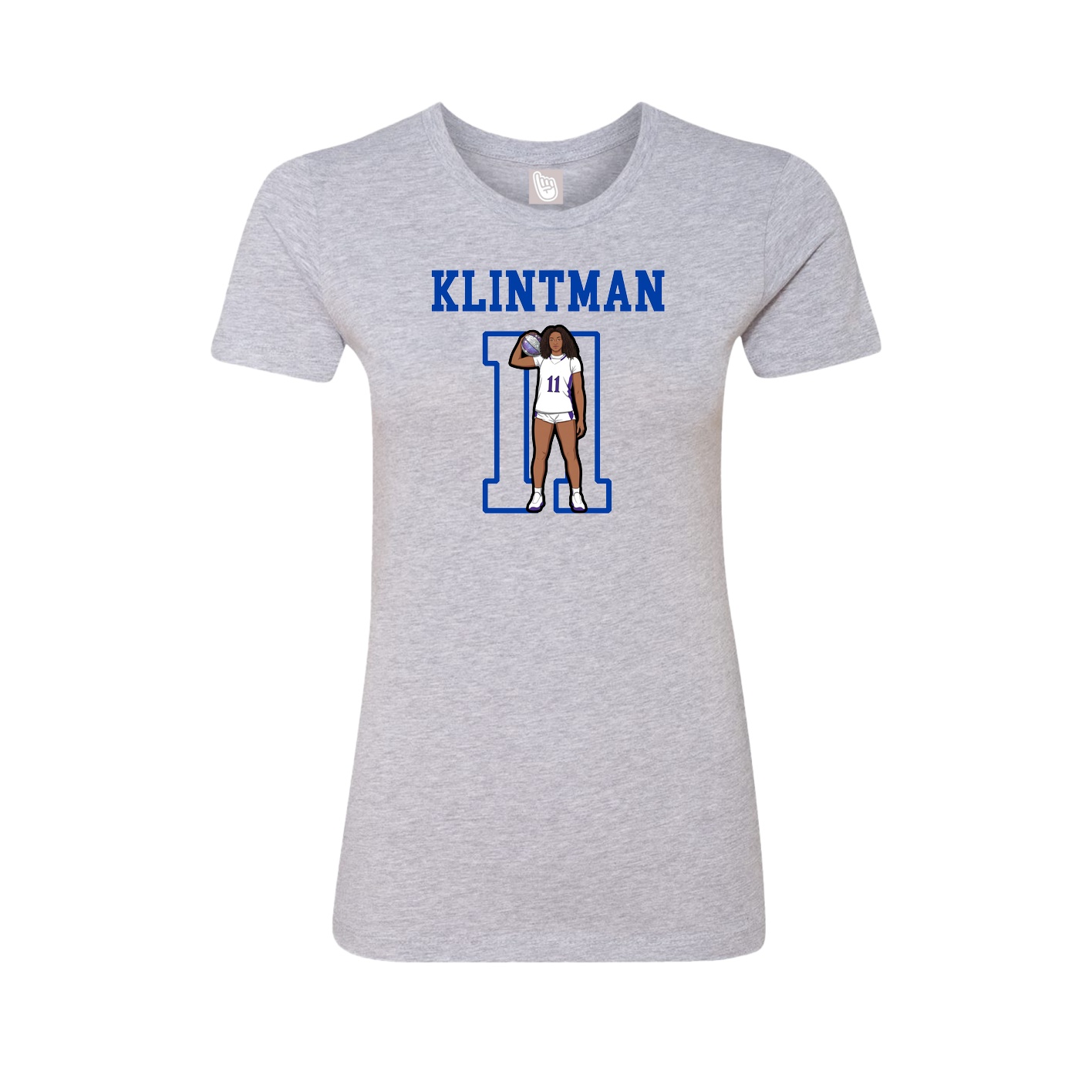 Fitted Women's Tee — Shirsey in Grey