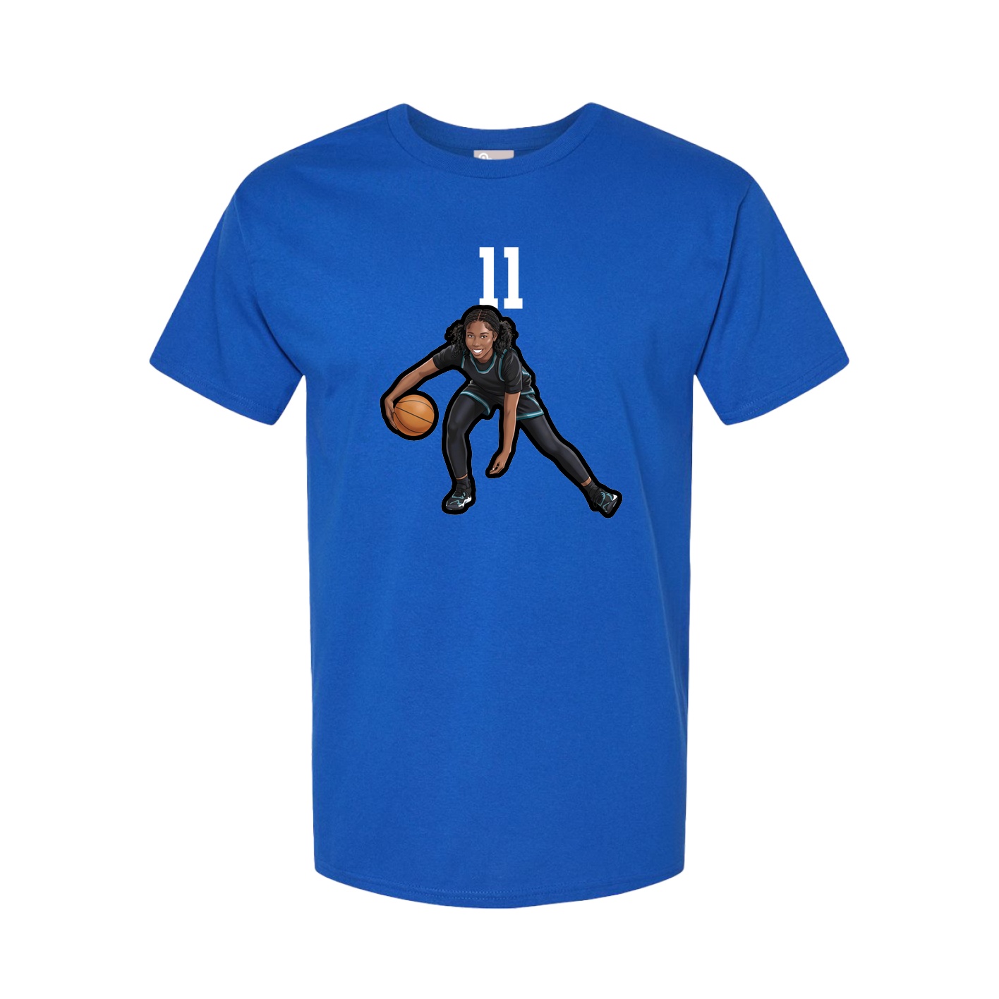 Tee — Number Top in Royal