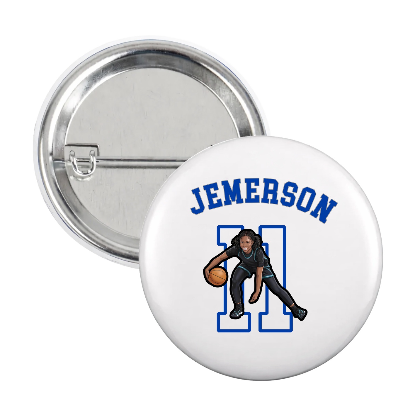 Game Day Button — Shirsey Arch in White