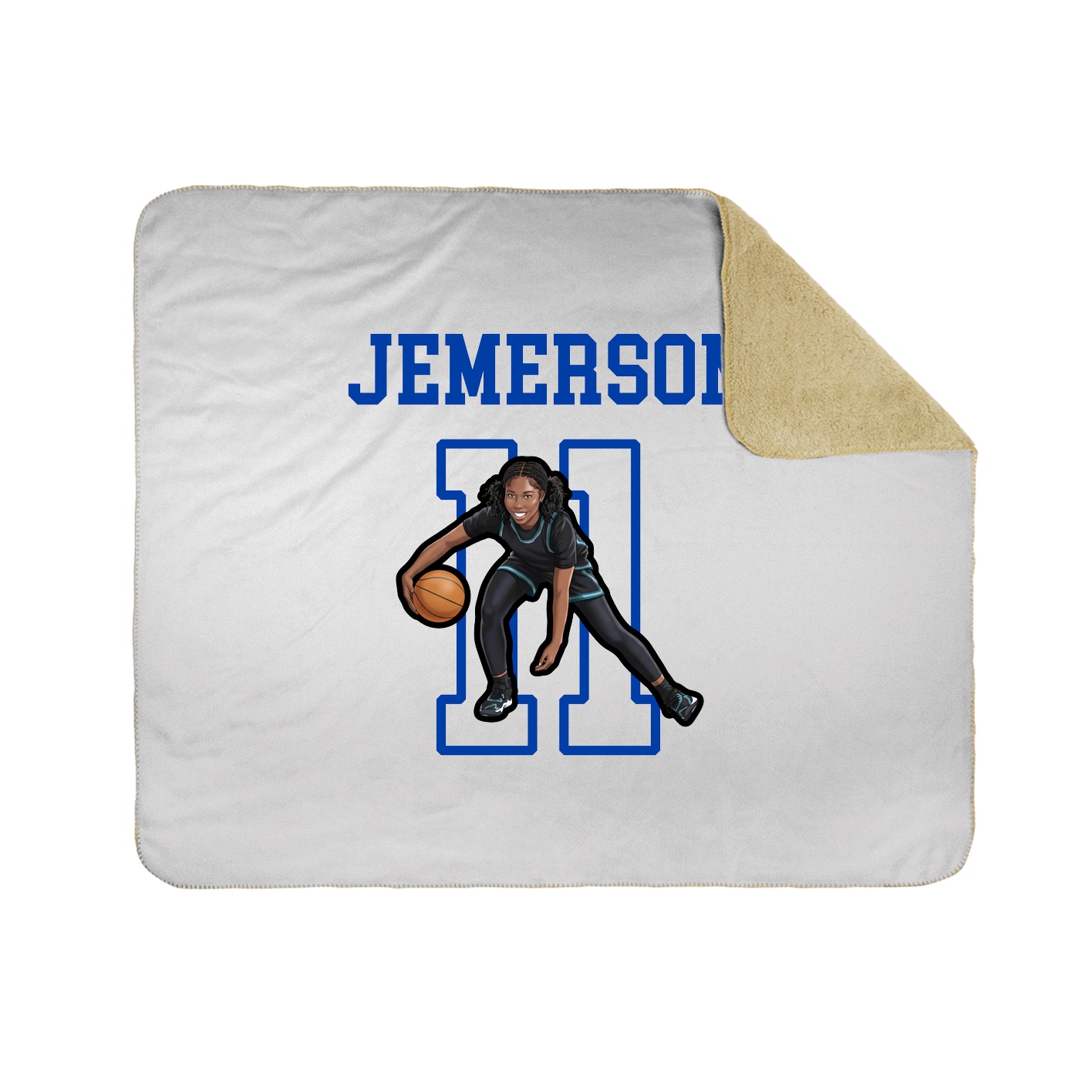 Throw Blanket — Shirsey in White