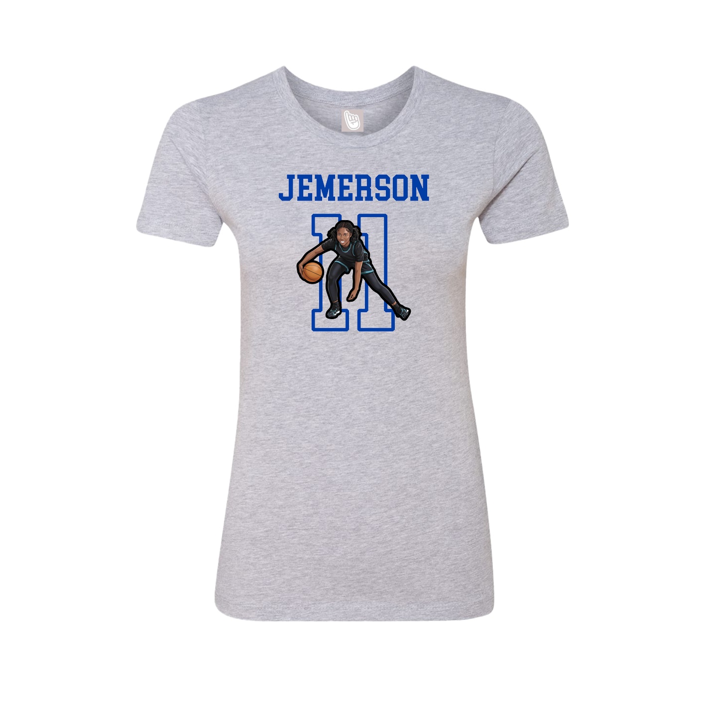Fitted Women's Tee — Shirsey in Grey