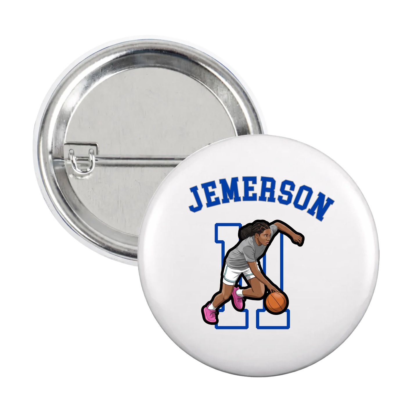 Game Day Button — Shirsey Arch in White