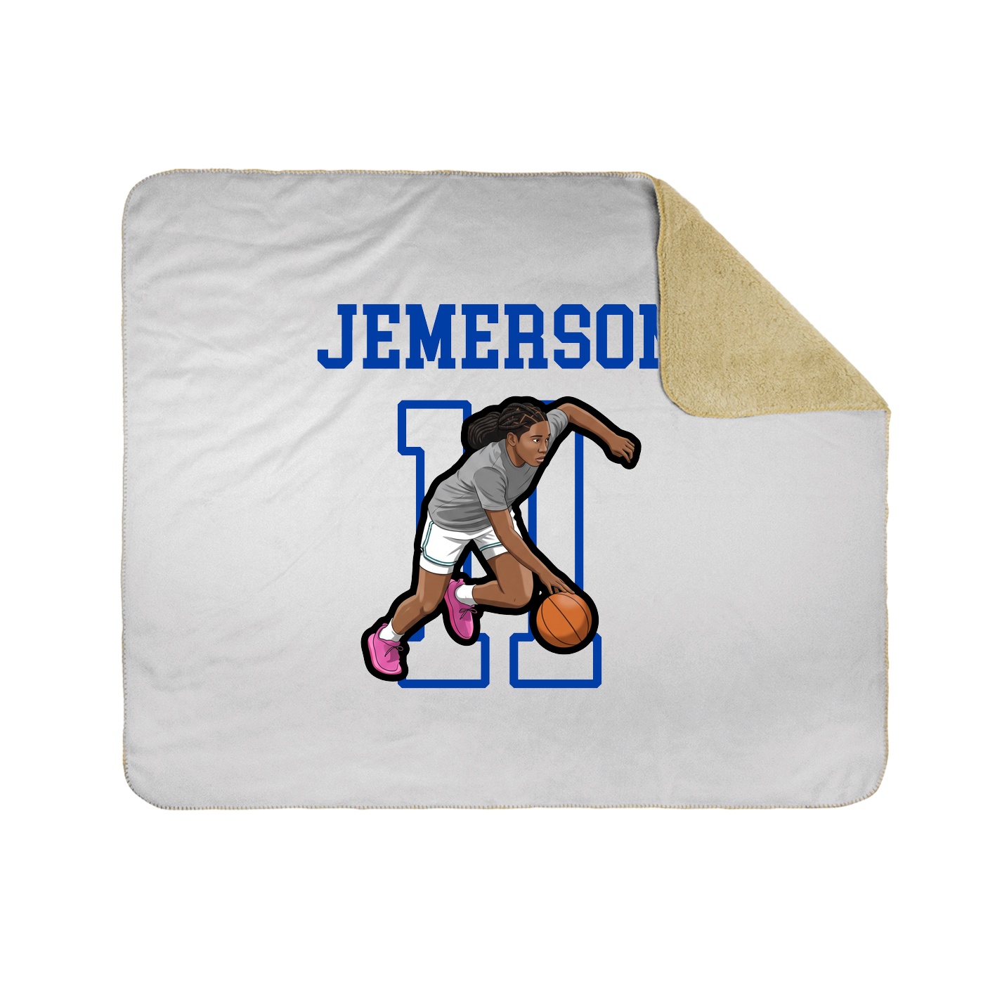 Throw Blanket — Shirsey in White