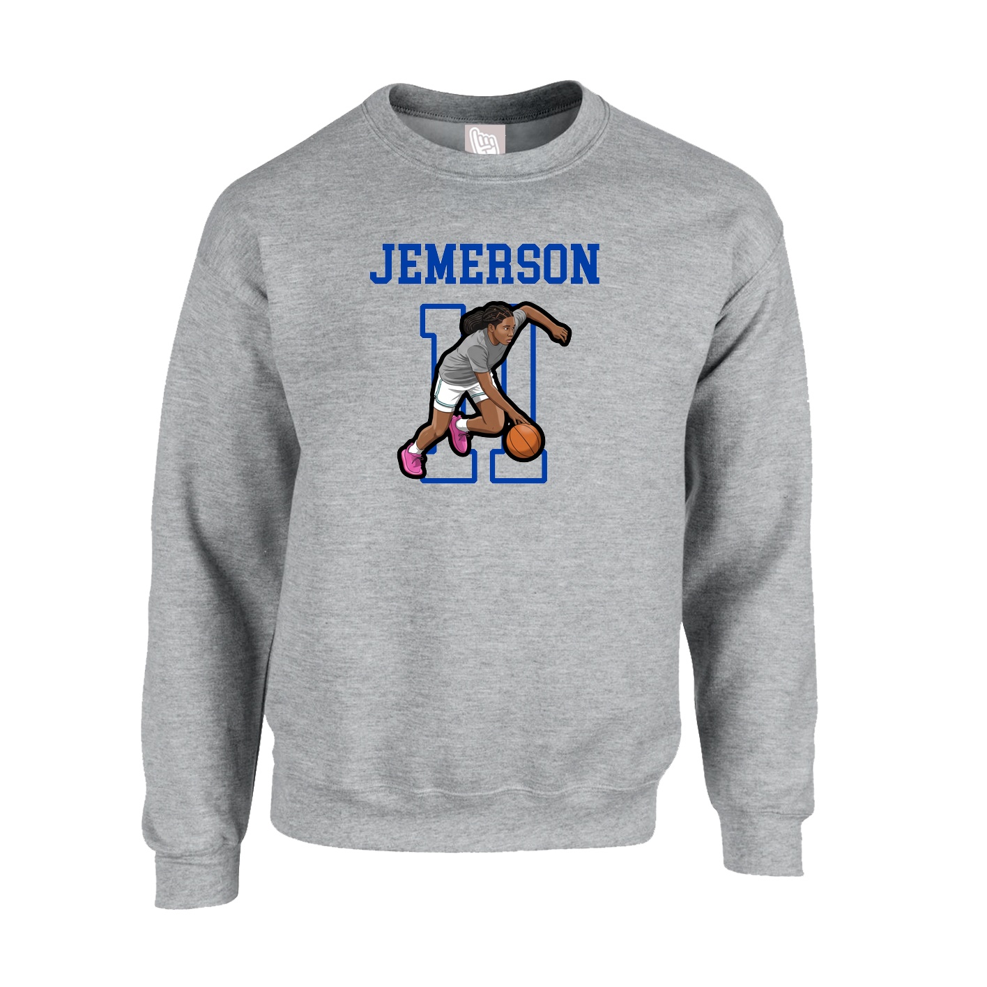 Fleece Crew — Shirsey in Grey