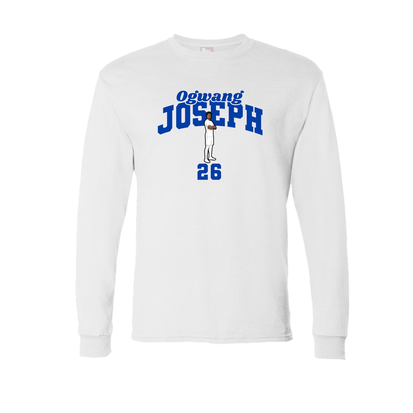 Long Sleeve Tee — Signature Arch in White