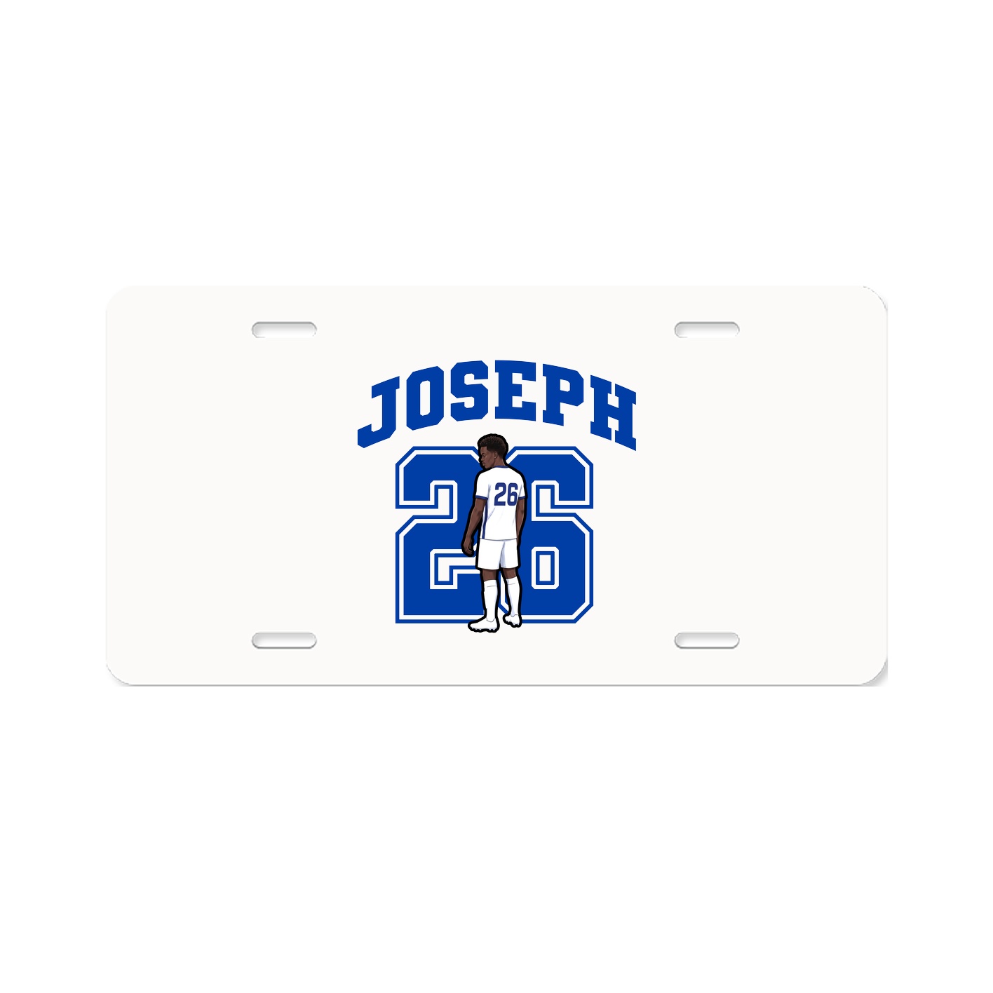 License Plate — Number in Classic
