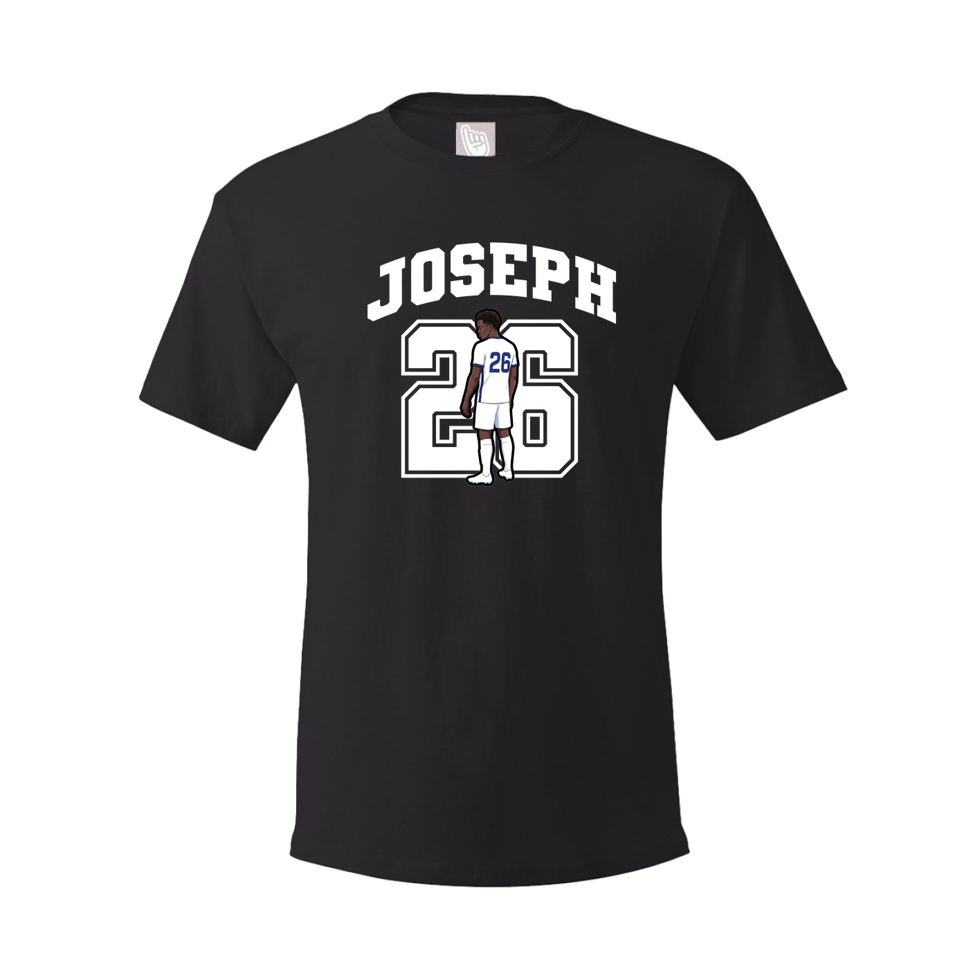 Youth Tee — Number in Black