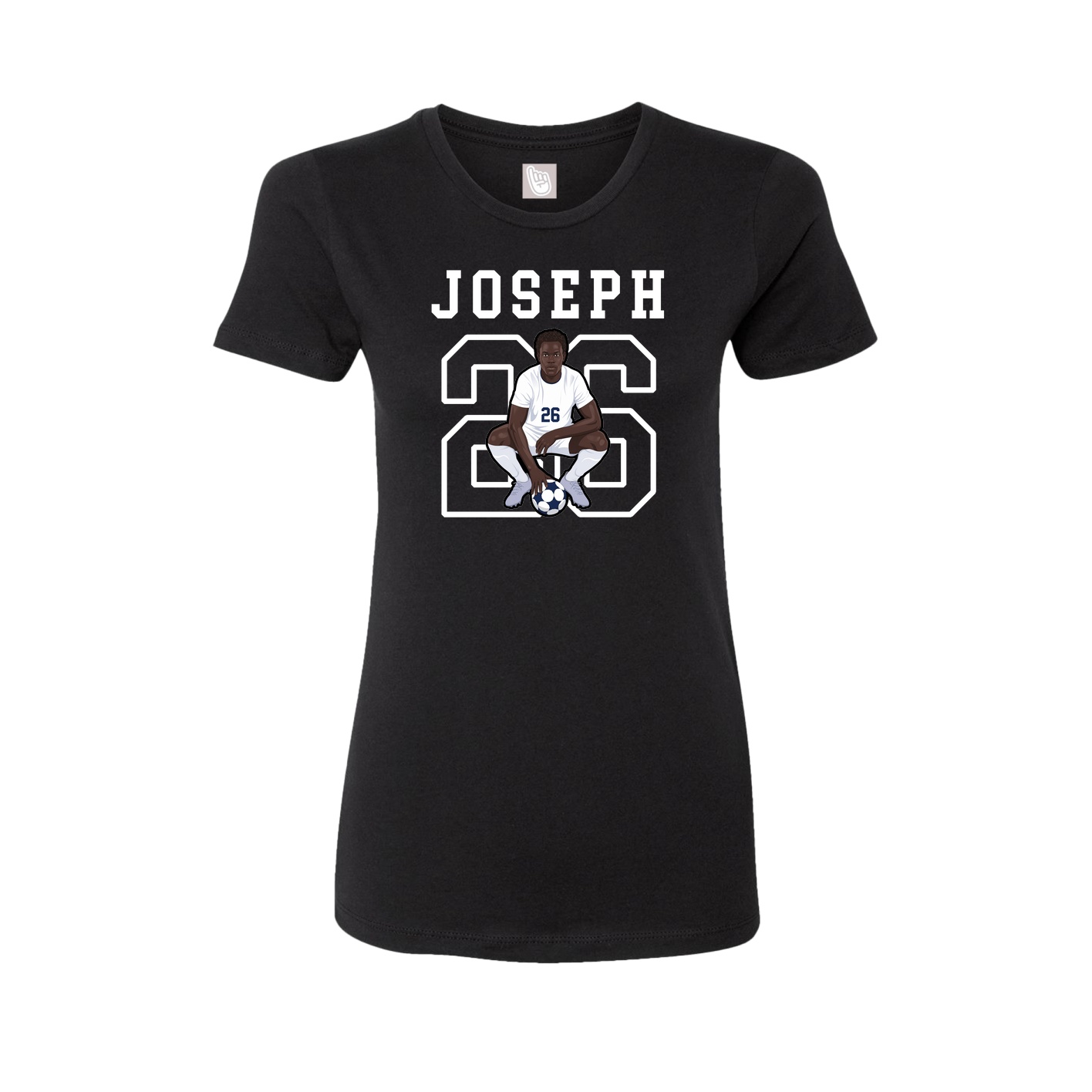 Fitted Women's Tee — Shirsey in Black