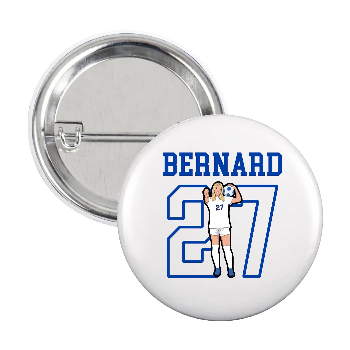 Game Day Button — Shirsey in White