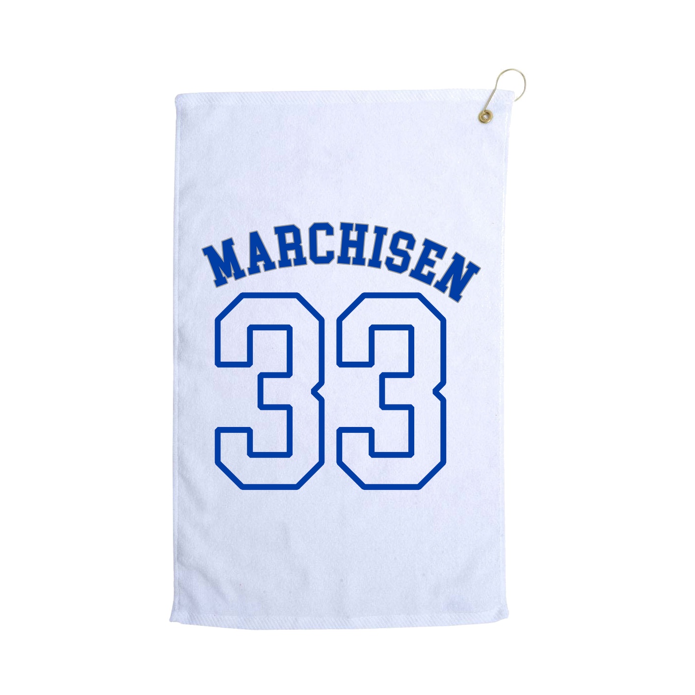 Golf Towel — Shirsey Arch in White