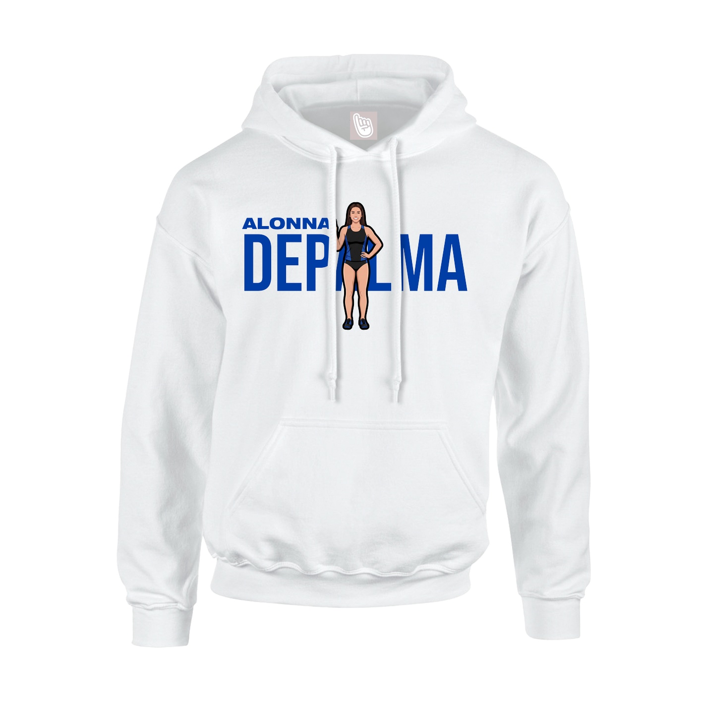 Youth Hoodie — Player Name in White