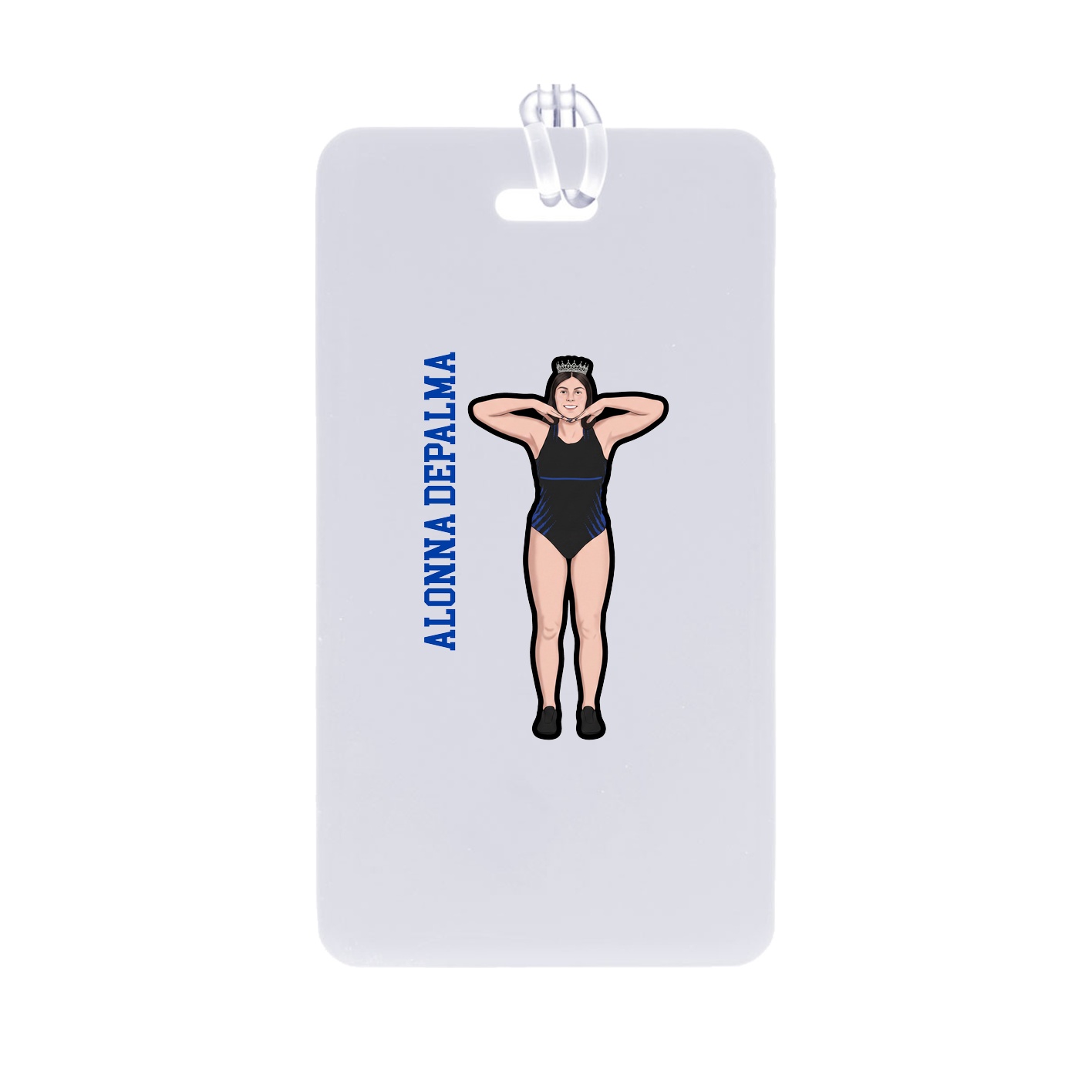 Bag Tag — Name Vertical in Classic
