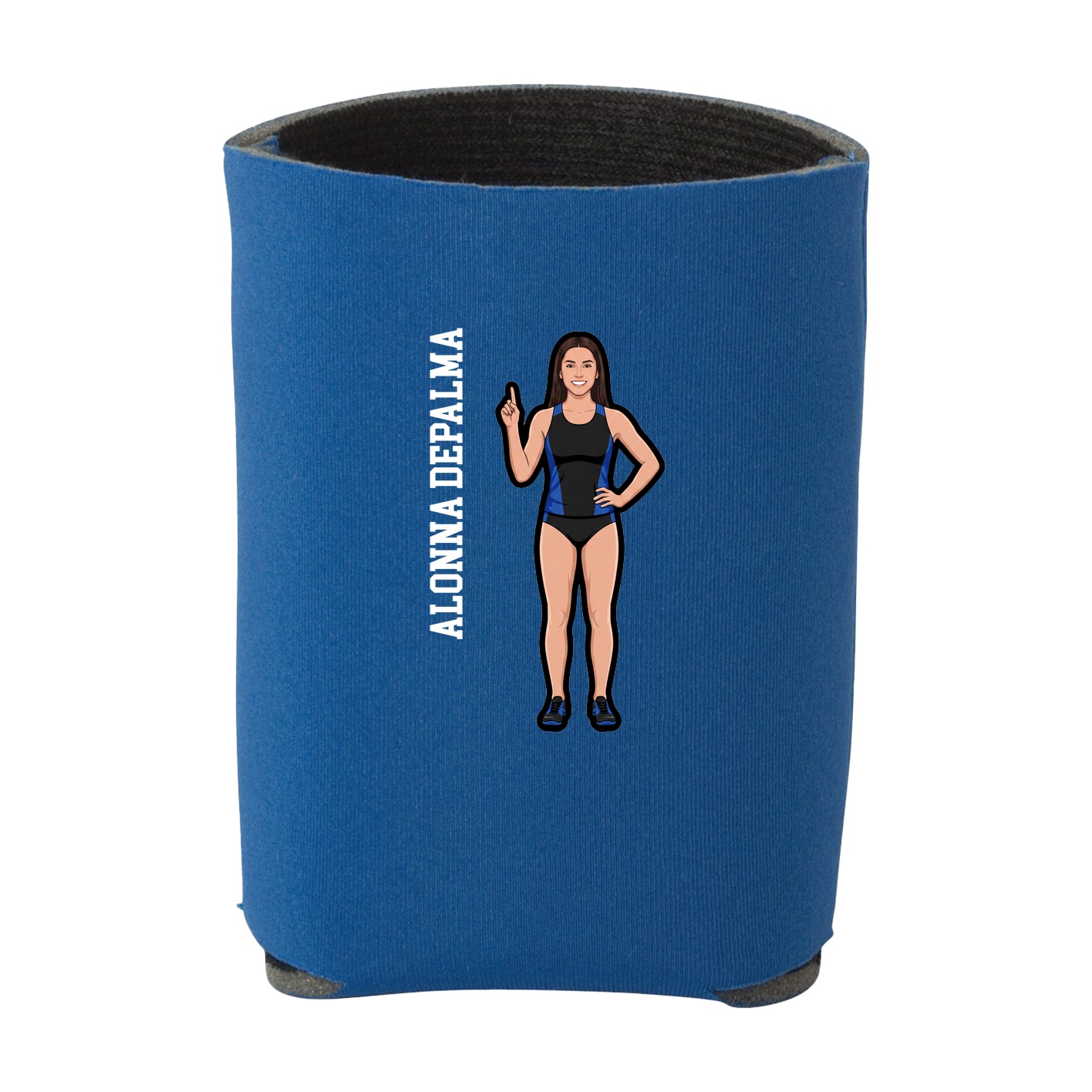 Can Holder — Name Vertical in Royal
