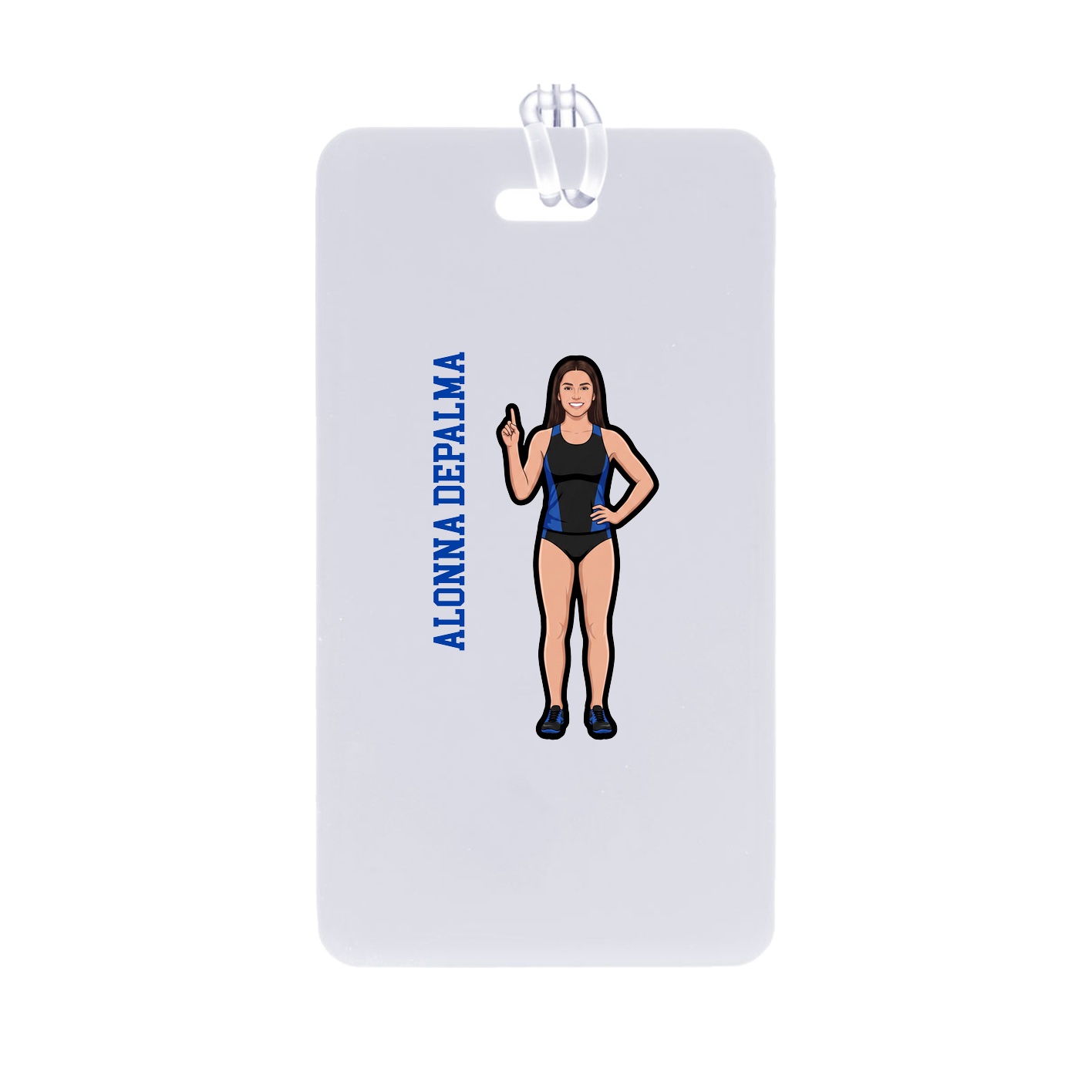 Bag Tag — Name Vertical in Classic