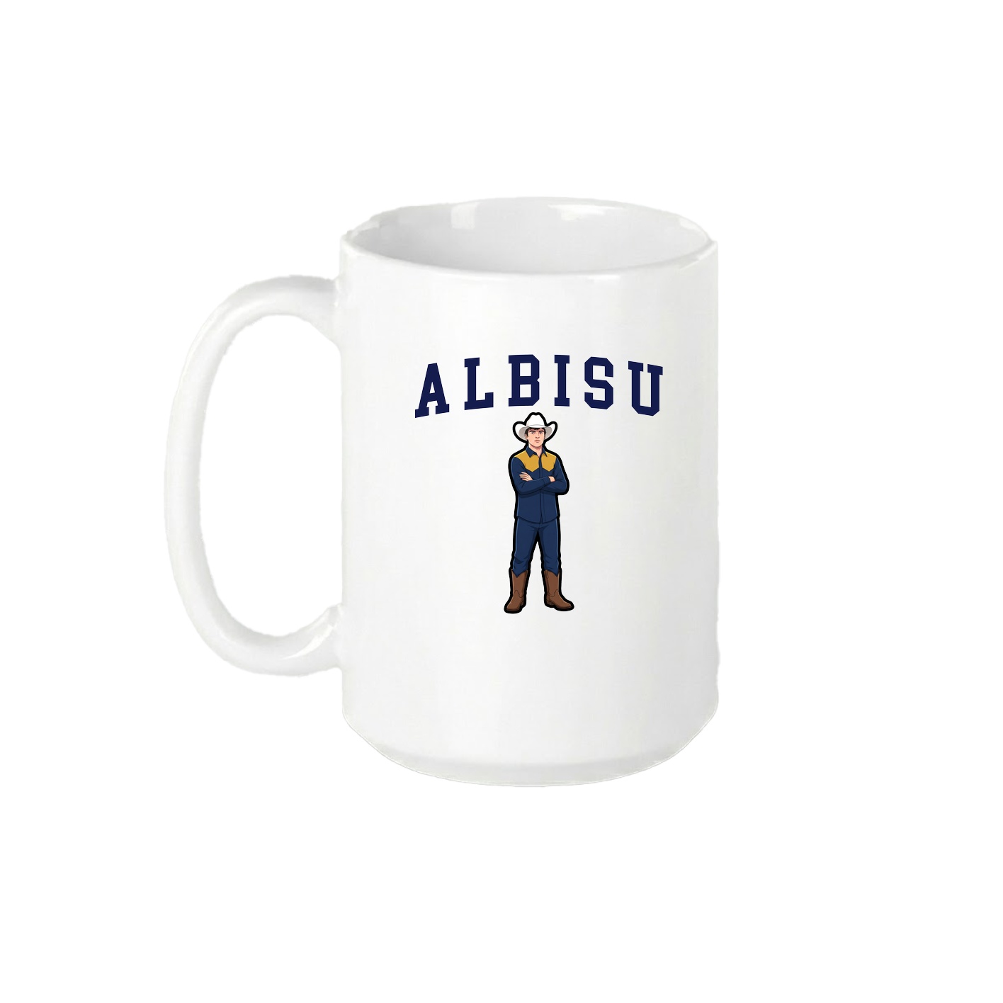 15oz Coffee Mug — Shirsey in White
